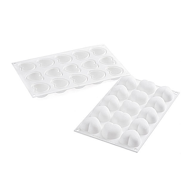 SILIKOMART Cupido 30 Silicone Mold with Cutter - Premium Baking Molds for Cakes, Cupcakes & Chocolate - Perfect for Home Baking, Party Desserts & DIY Treats
