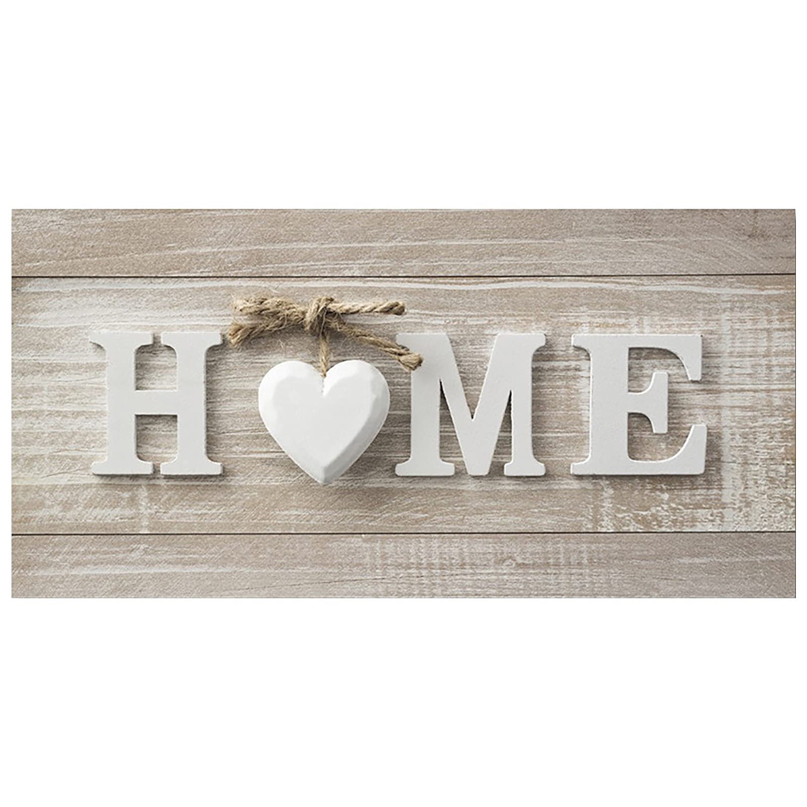 Abstract Love Home Painting Canvas Wall Art - Single Bedside Mural Decor for Modern Bedroom & Living Room | Handmade Spray Art for Home Decoration