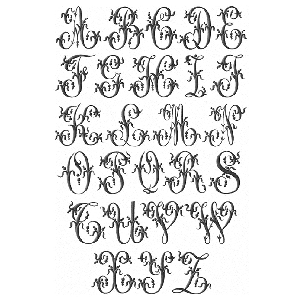 Monogram Embroidered White Bathroom Hand Towel - Soft Cotton Guest Towel Set for Spa, Luxury Hotel & Home Decor - Perfect for Bath, Powder Room and Wedding Gifts