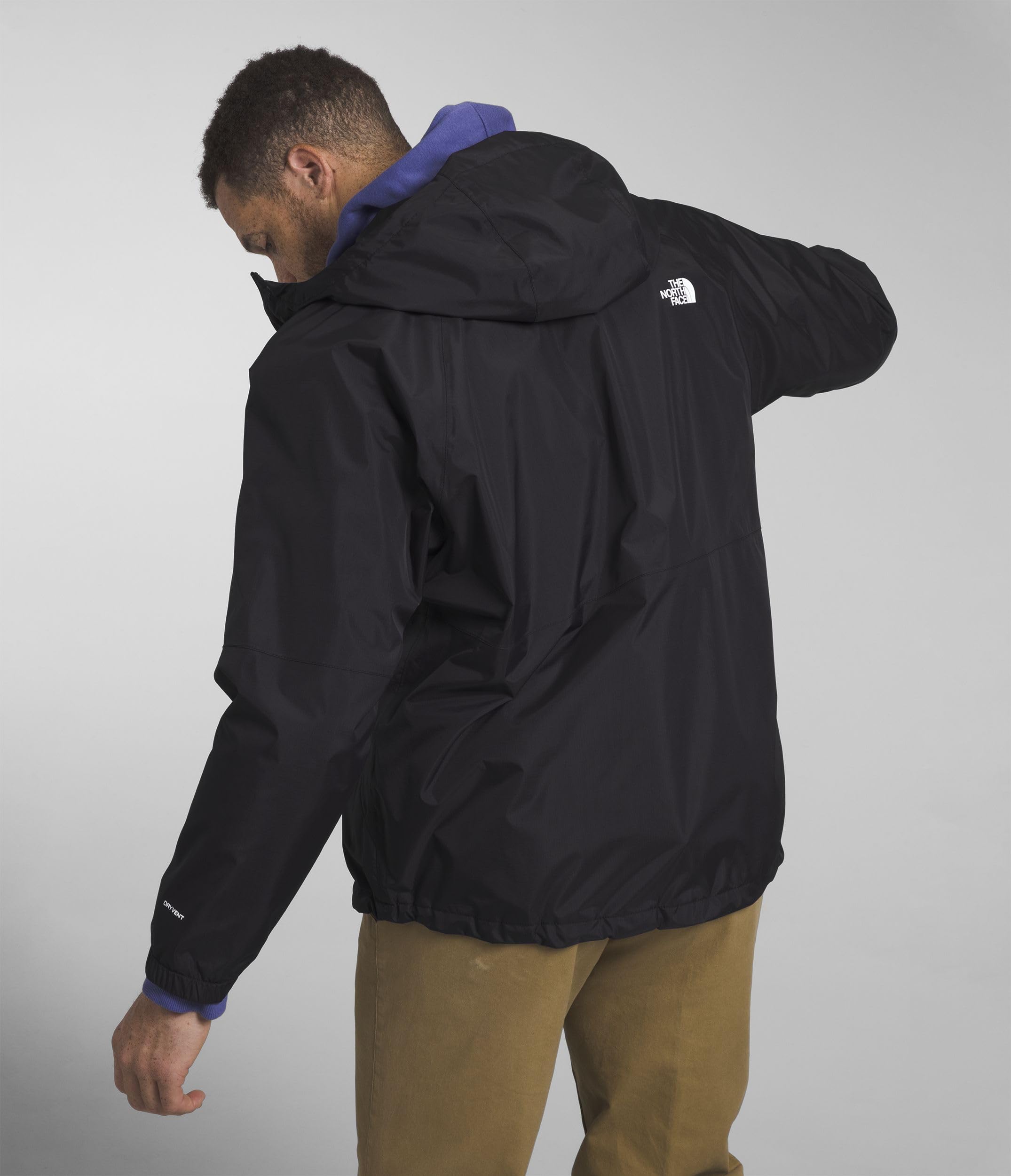 The North Face Antora Men's Waterproof Rain Hoodie - Lightweight Hiking Jacket for Outdoor Adventures & Travel