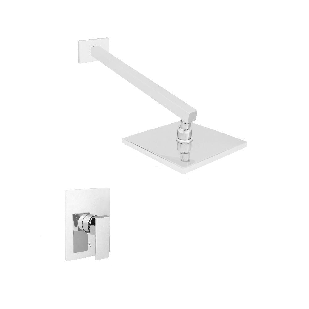 ZLINE Bliss Rainfall Shower Faucet in Chrome - High Pressure Luxury Showerhead with Adjustable Spray Settings for Spa-Like Bathroom Experience (BLS SHF CH)