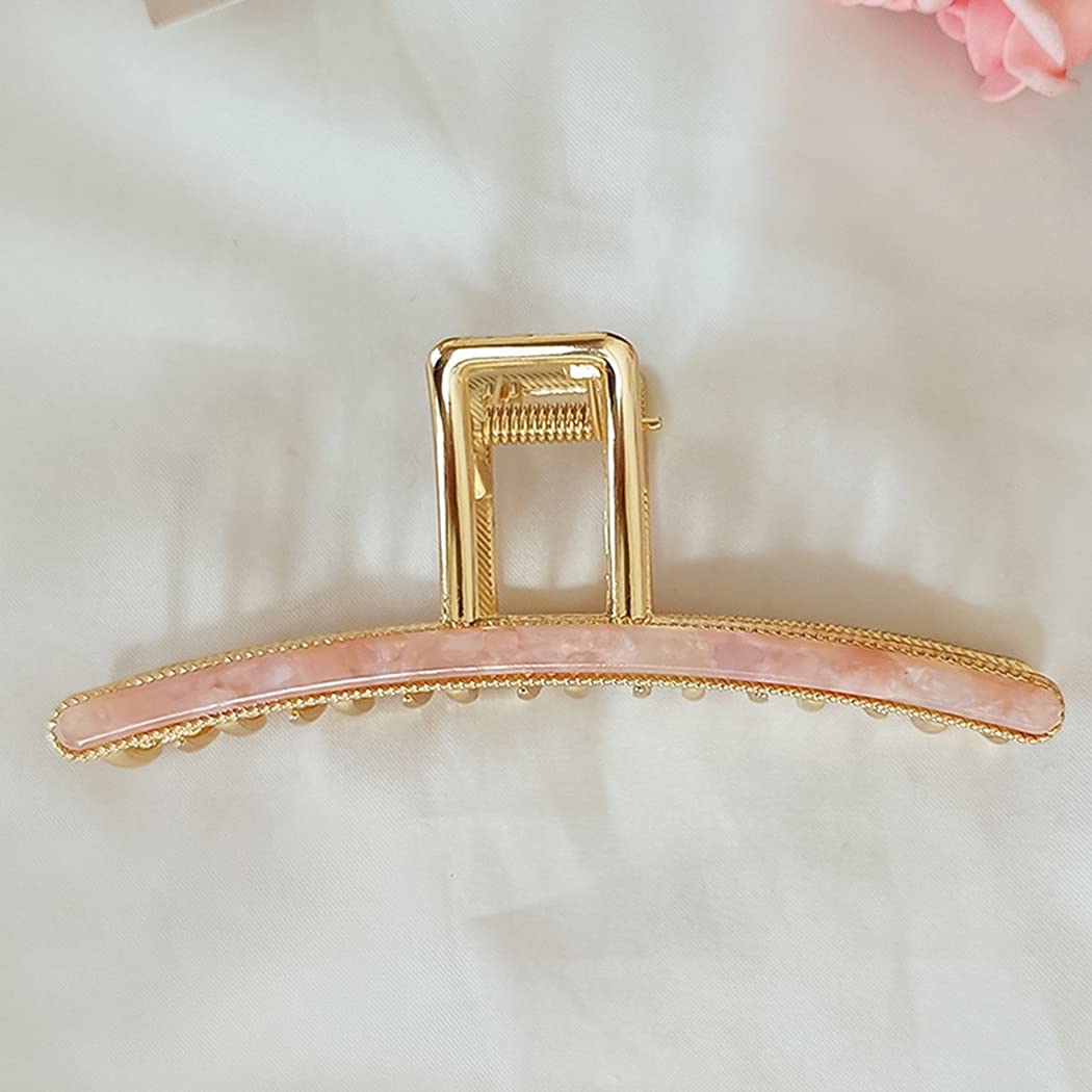 YHomU Hair Claw Clips 2PCS - Large Non-Slip Hair Clamps for Women, Daily & Holiday Use