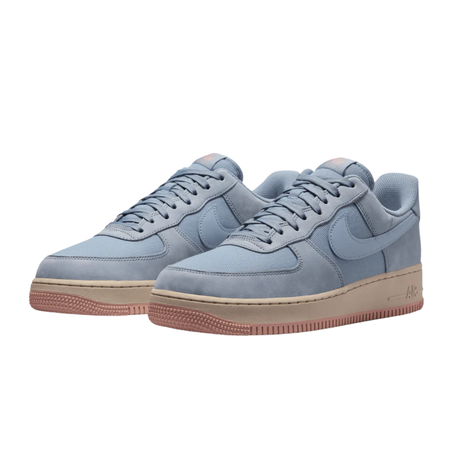 Nike Air Force 1 '07 LX Sneakers - Ashen Slate Red Stardust Colorway | Men's/Women's Basketball Shoes for Casual Wear & Street Style Fashion