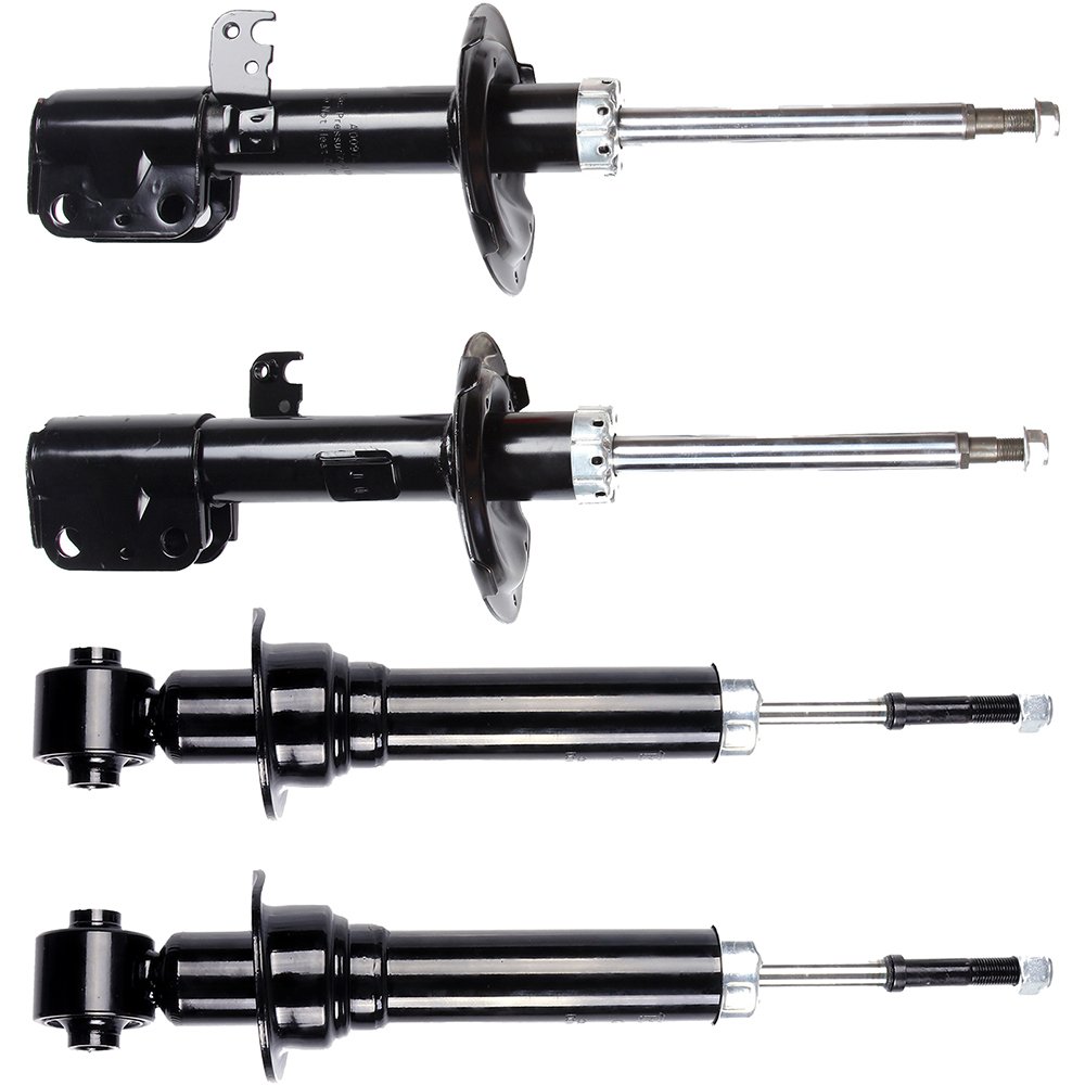 SCITOO 4Pcs Front & Rear Shock Absorbers Struts Replacement for 2005-2010 Scion tC - Compatible with Part Numbers 339128, 339129, 341457 - Perfect for Smooth Ride & Enhanced Suspension Performance