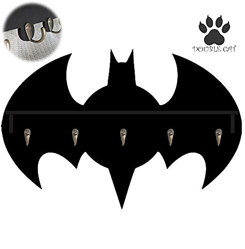 Batman-Themed Bugbat Hook - Personalized Coat, Towel & Key Holder - Unique DIY Gift for Birthday & Special Occasions - Perfect for Home, Office & Dorm Organization