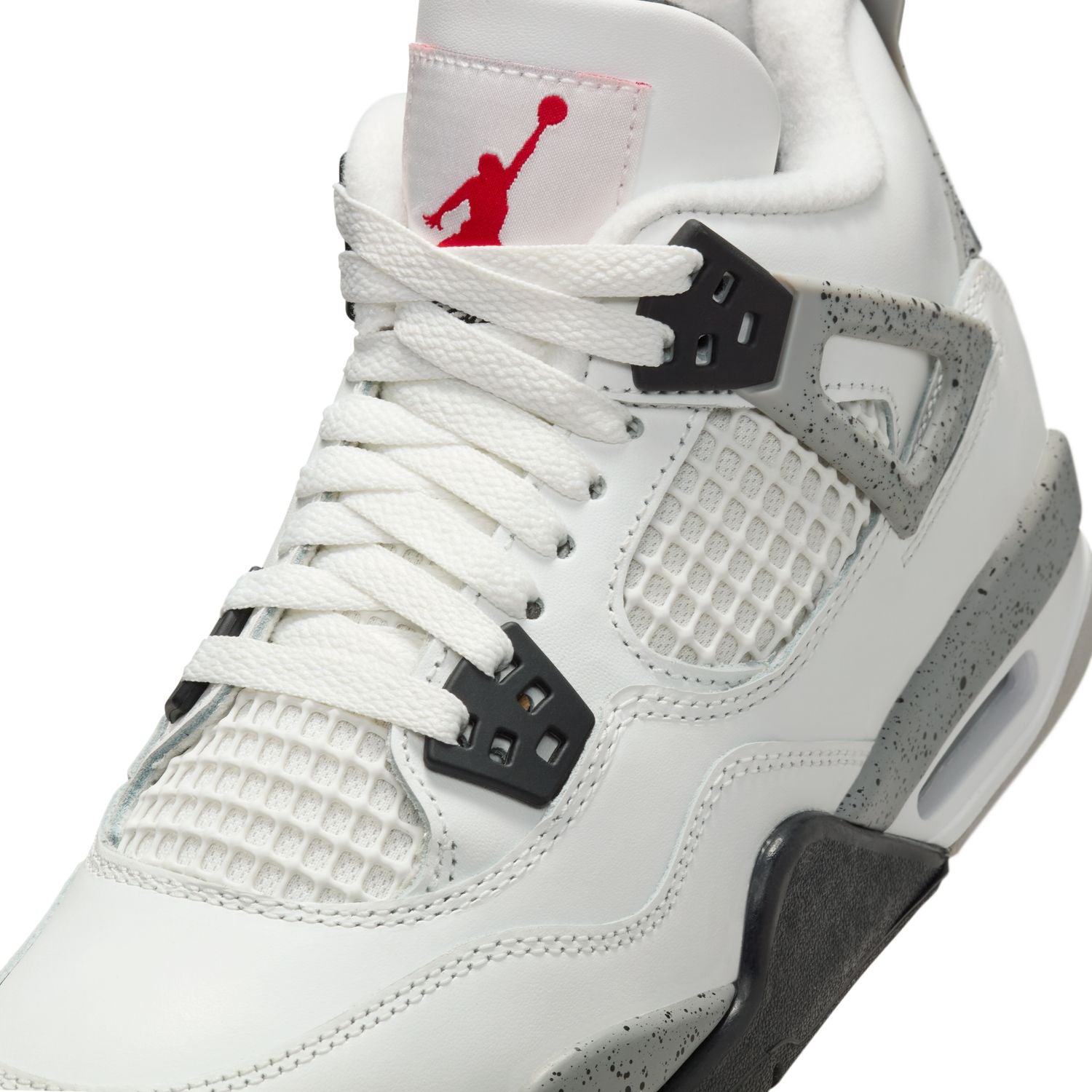 Air Jordan 4 Retro 'White Cement' Kids Basketball Shoes - Comfortable Sneakers for Boys & Girls - Perfect for School, Sports & Casual Wear