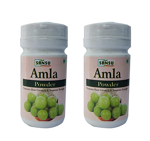 Organic Amla Powder 100g (Pack of 2) - 100% Pure Indian Gooseberry Powder for Hair Growth, Skin Care & Immunity Boost - Perfect for Smoothies, Face Masks & Ayurvedic Recipes