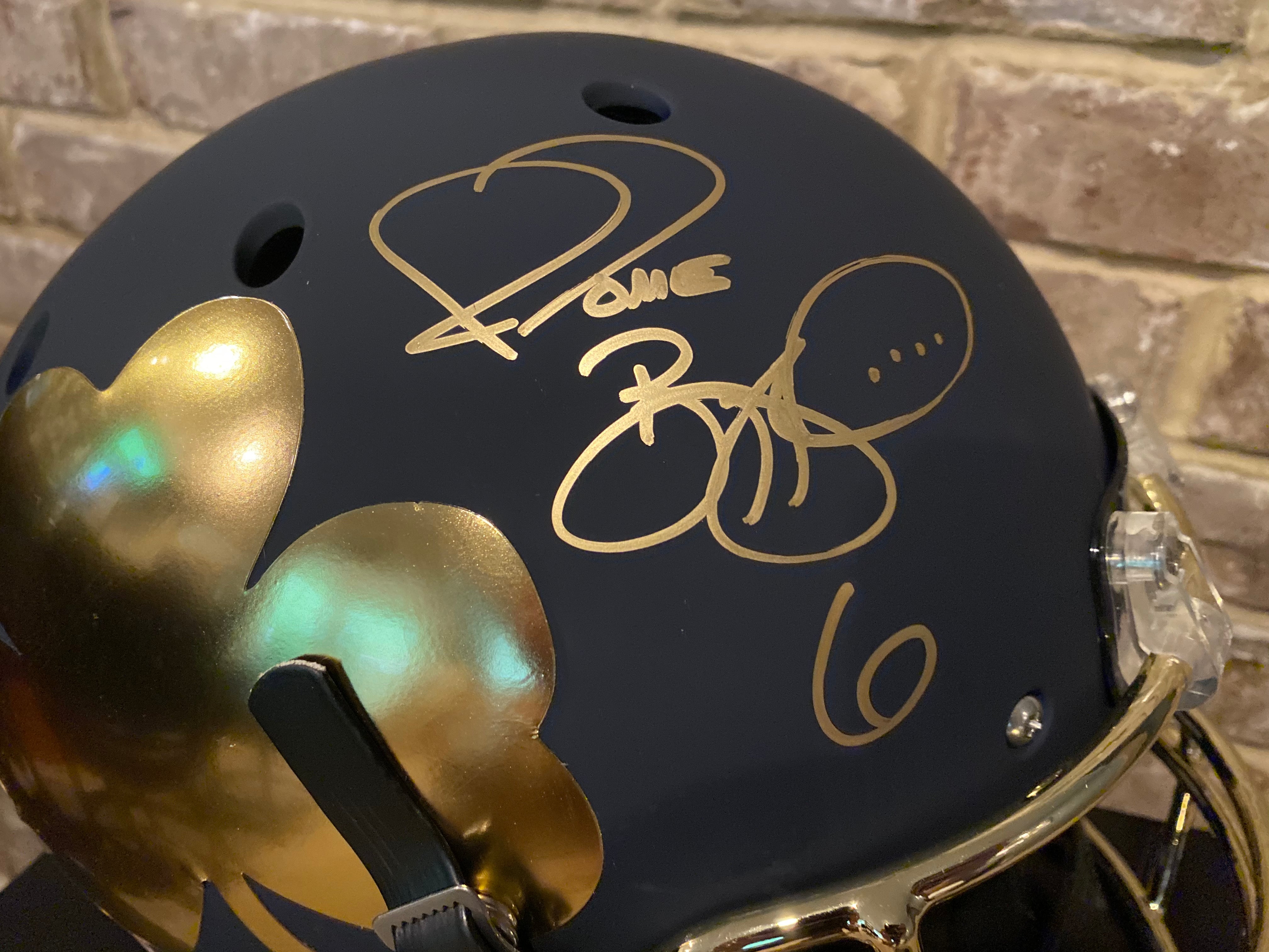 Jerome Bettis Autographed Full Size NFL Shamrock Alternate Helmet - Perfect for Pittsburgh Steelers Fans, Collectors, and Sports Memorabilia Displays