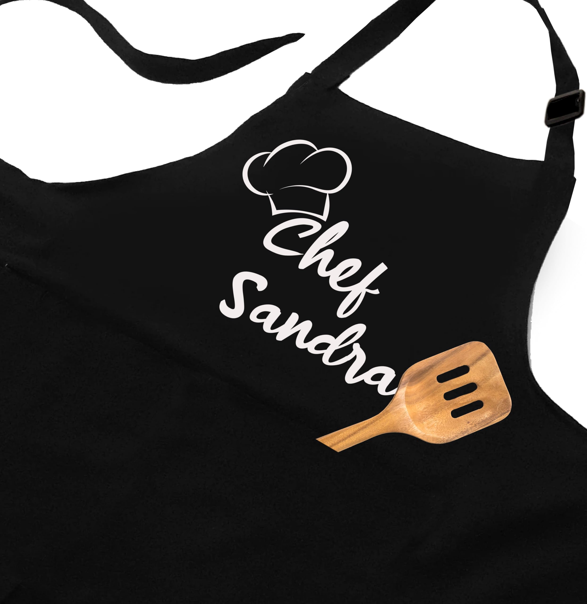 Custom Name Chef Apron with Pockets - Personalized Kitchen Apron for Men & Women - Ideal for Cooking, Baking & Grilling - Perfect Gift for Valentine's Day, Father's Day, Mother's Day, Christmas & Anniversaries