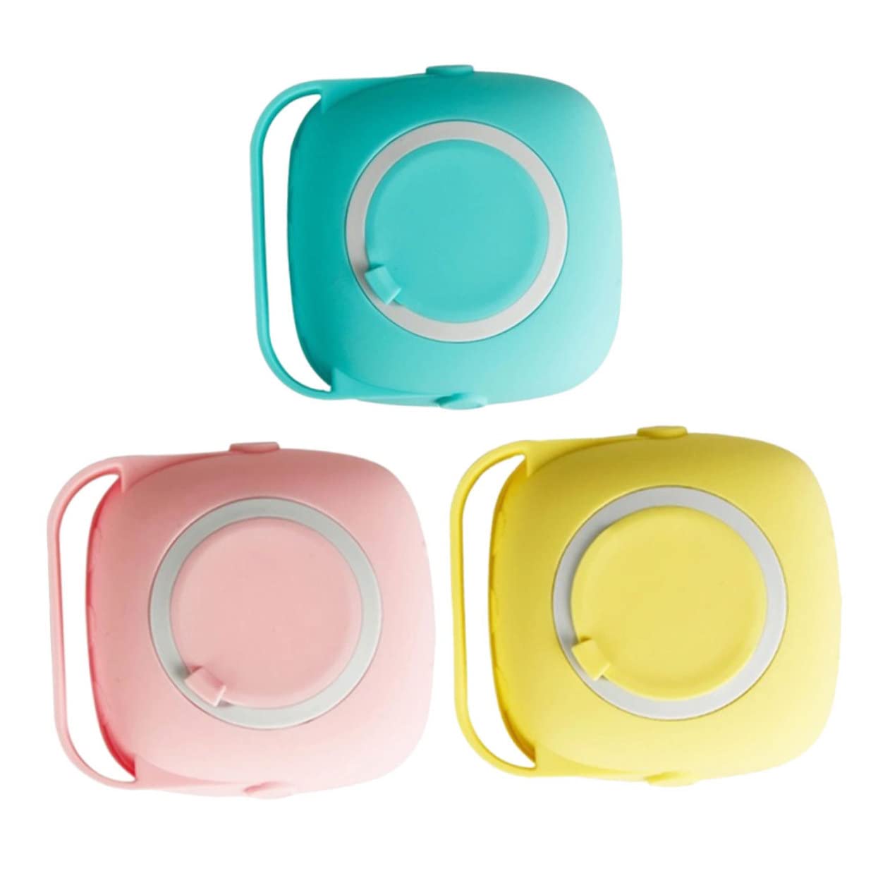 Healeved 3-Pack Silicone Bath Brush Set - Gentle Baby Bath Brush & Massage Scrubber for Sensitive Skin - Soft Silica Gel Bathing Accessories for Kids & Adults - Perfect for Spa, Shower & Relaxation Time