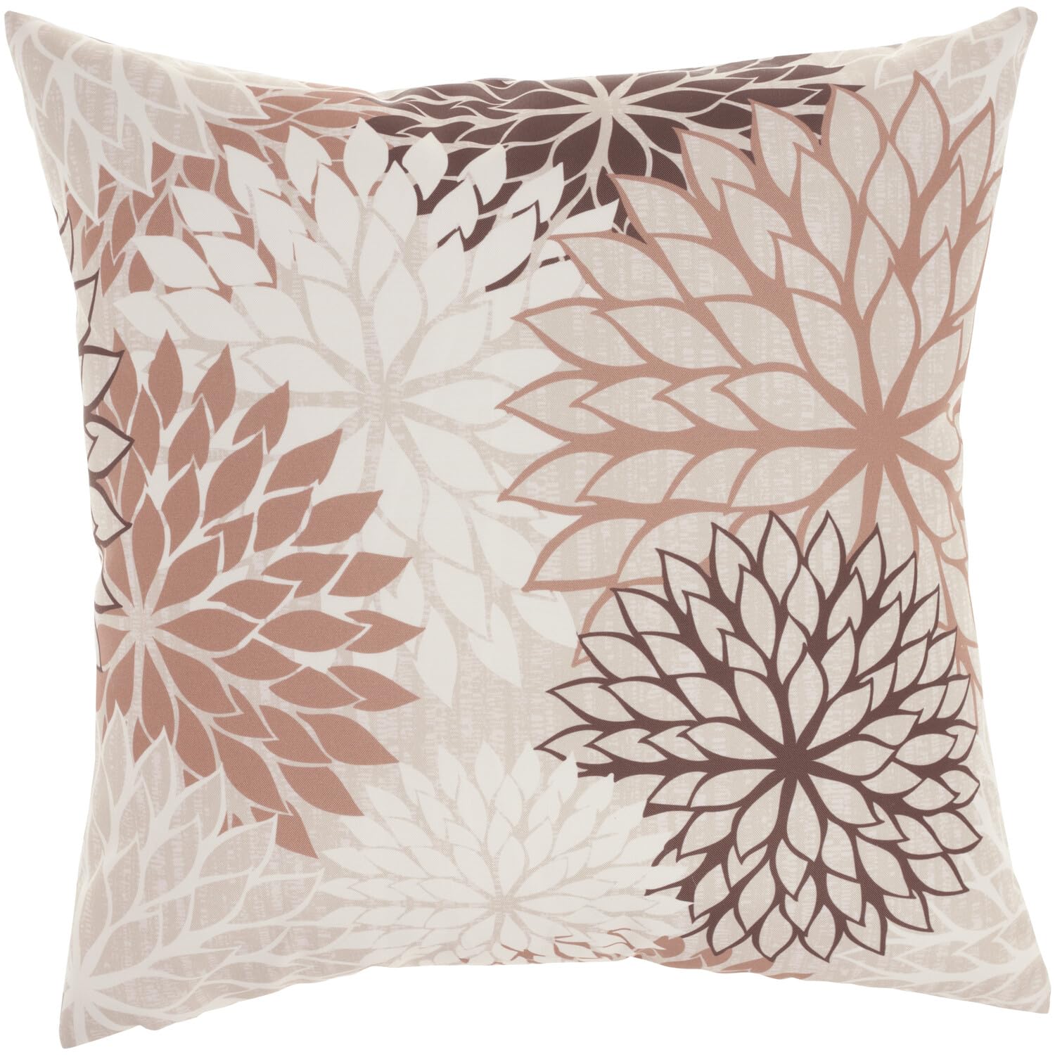 20x20 Inch Outdoor Throw Pillow - Tropical Aloha Floral Design, Waterproof & Easy Clean with Zipper Closure - Perfect for Patio Furniture, Garden Bench, Porch Swing & Living Room Decor