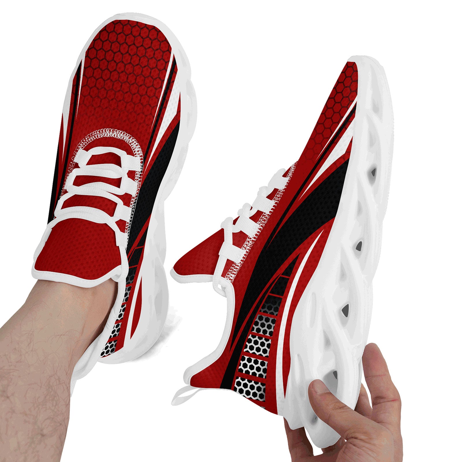 Custom Maxsoul Personalized Sneakers - Breathable Lightweight Running Shoes for Men & Women (FN003 E025022) - Perfect for Jogging, Gym Workouts & Casual Wear