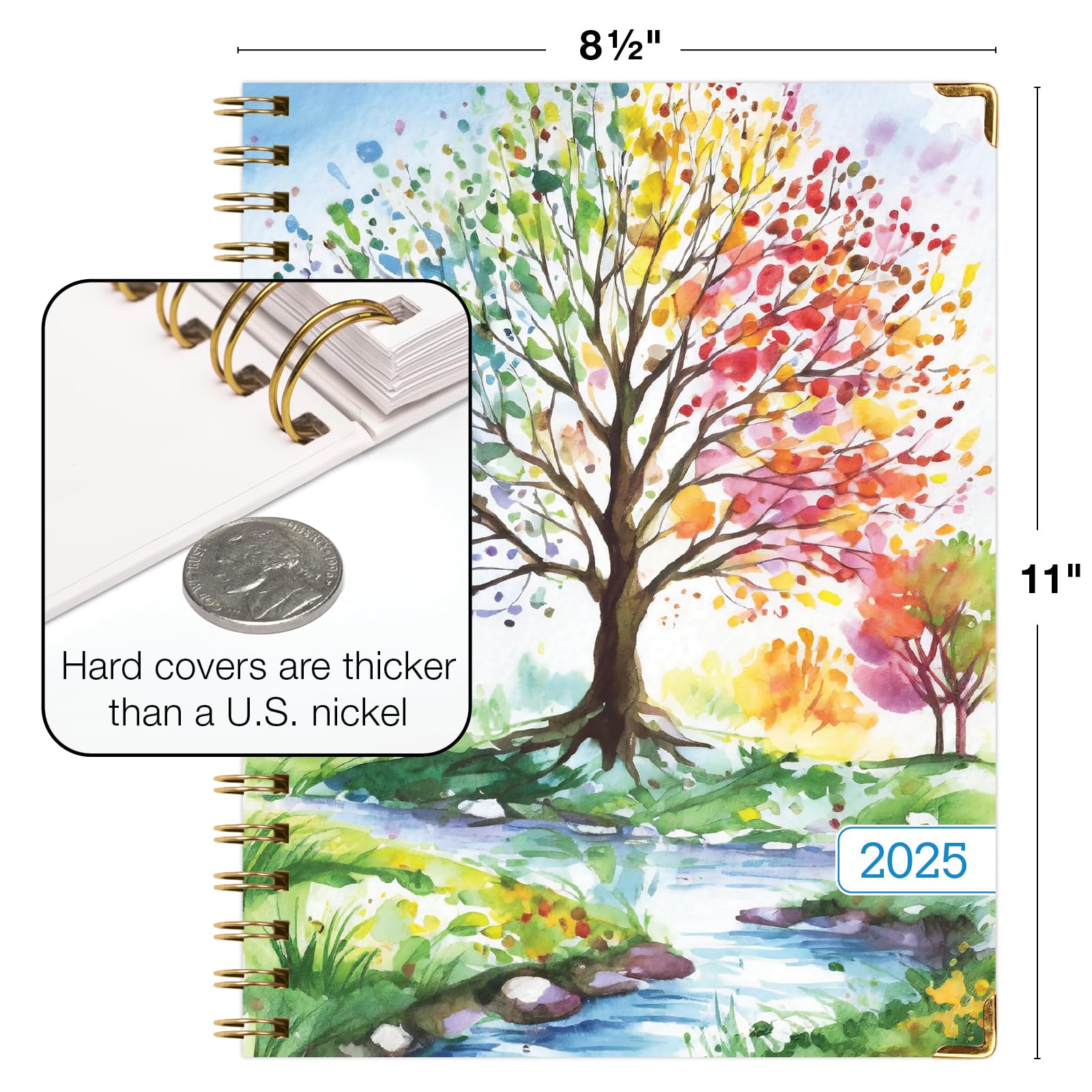 2025 Hardcover Planner 8.5