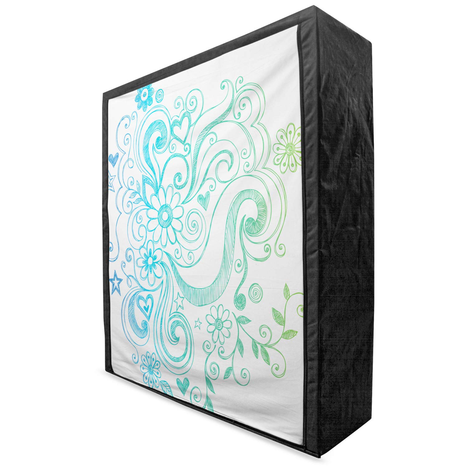 Ambesonne Floral Fabric Wardrobe - 59