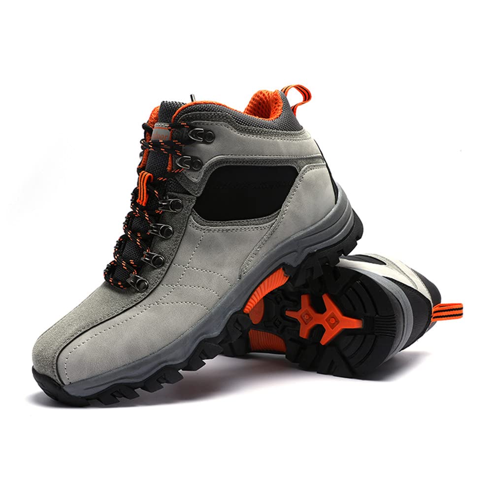Men's Waterproof Hiking Boots - Lightweight Multi-Terrain Outdoor Shoes with Durable Camouflage Design & Sturdy Lugs for Trekking, Camping & Work | All-Weather Ankle Boots