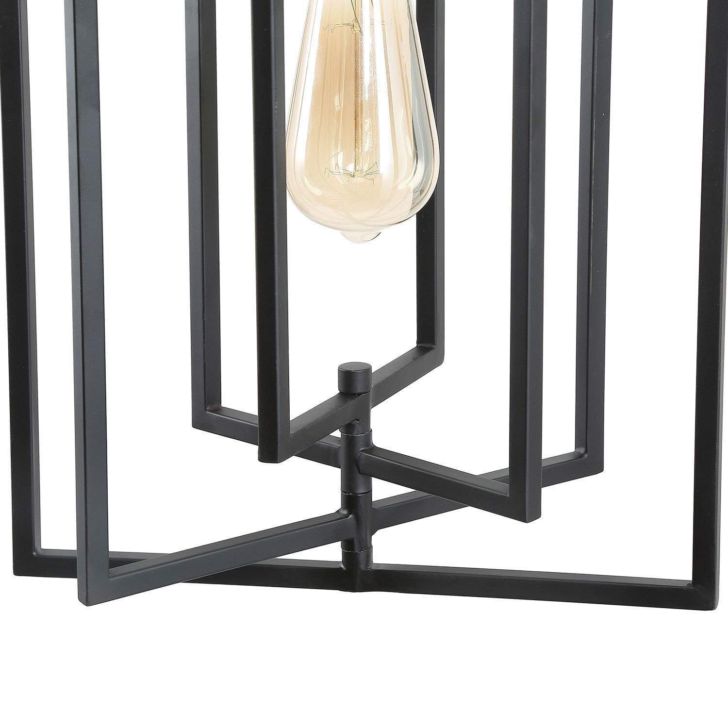 KSANA Adjustable Black Pendant Lighting for Kitchen Island & Foyer Chandelier - 12