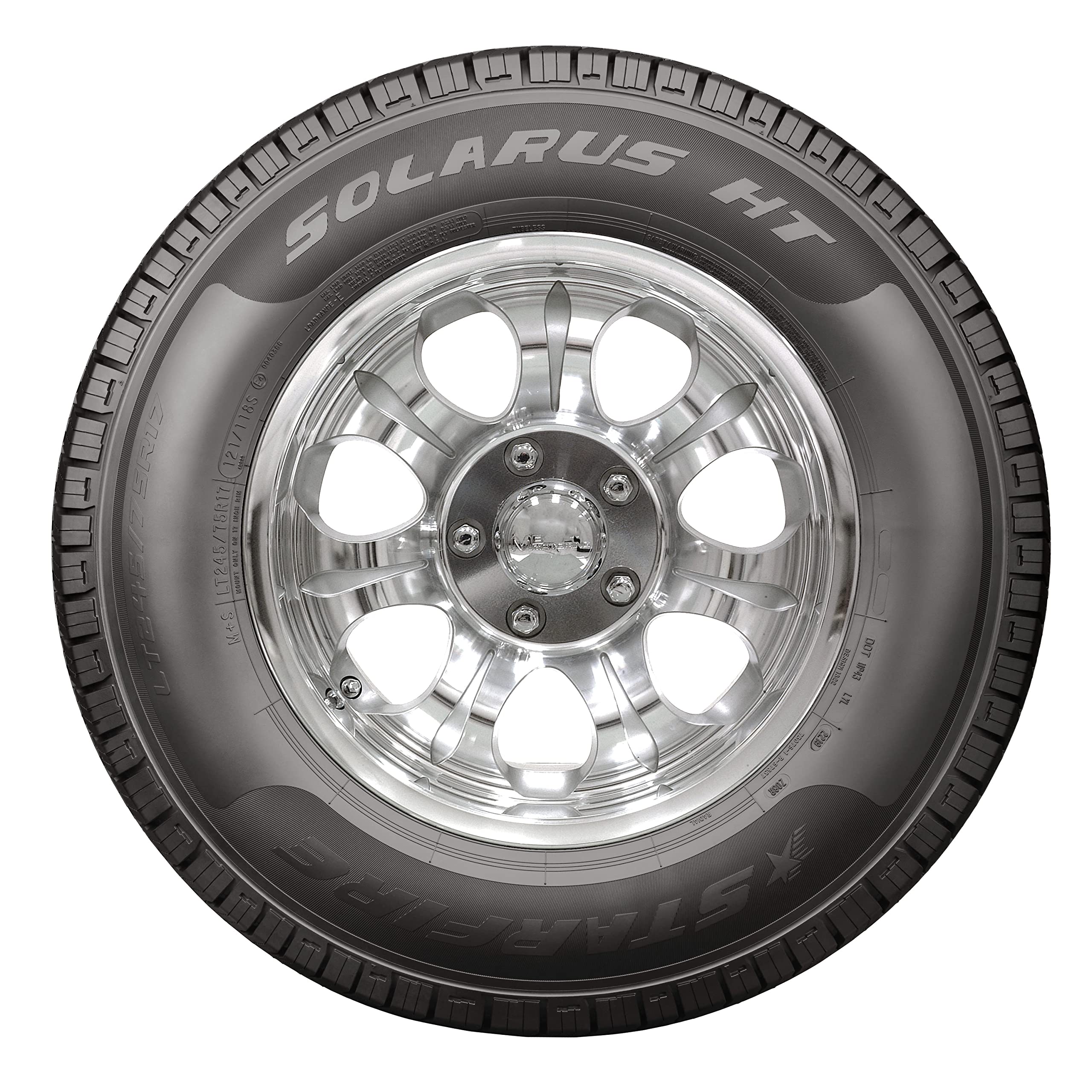 Starfire Solarus HT All-Season 265/70R17 115T Light Truck/SUV Tires - Durable All-Terrain Performance for Highway, Off-Road & Winter Driving