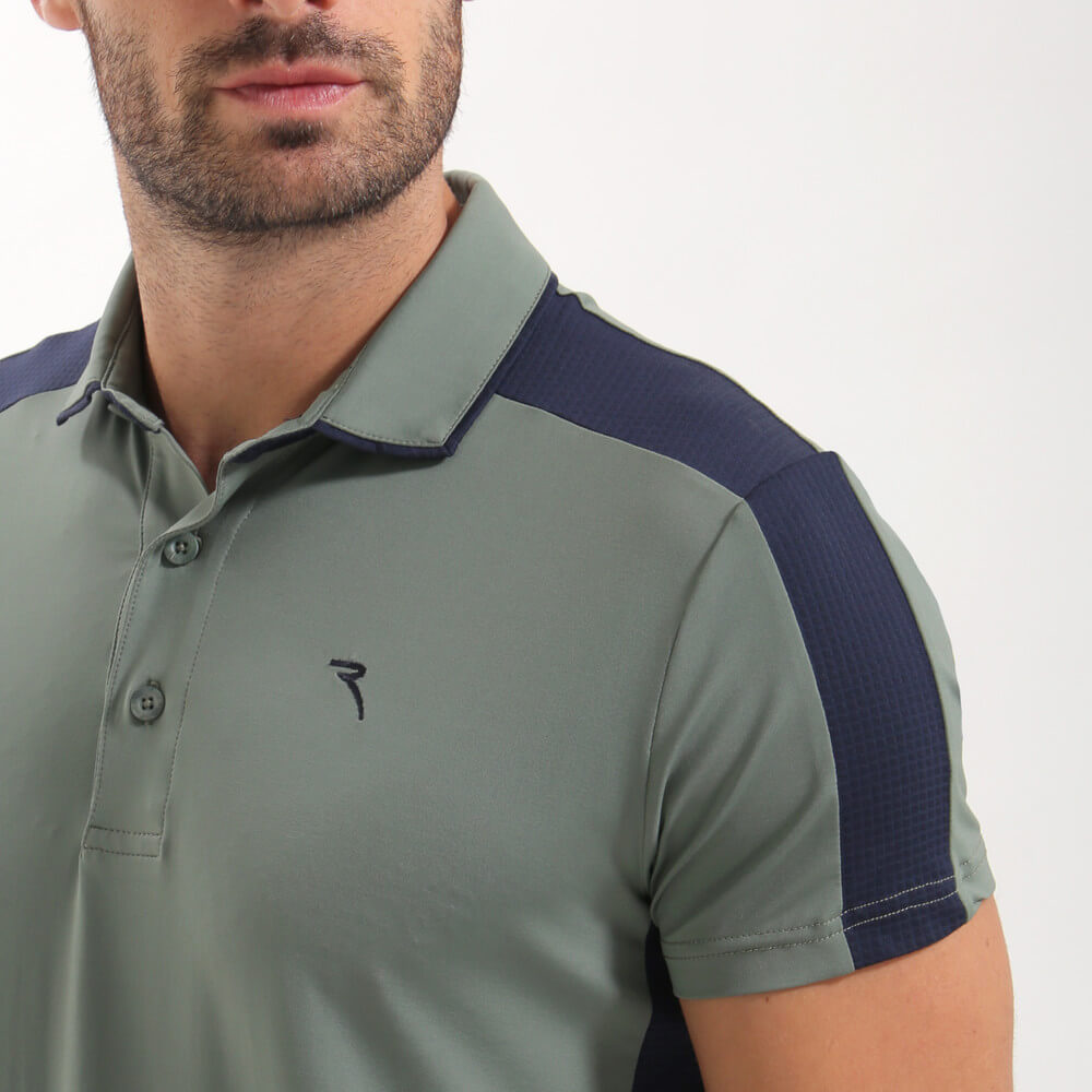 ALBEO Men's Slim Fit Polo Shirt - Breathable Cotton, Moisture Wicking, Comfortable Casual Wear for Golf, Office & Everyday Outfits - Final Sale
