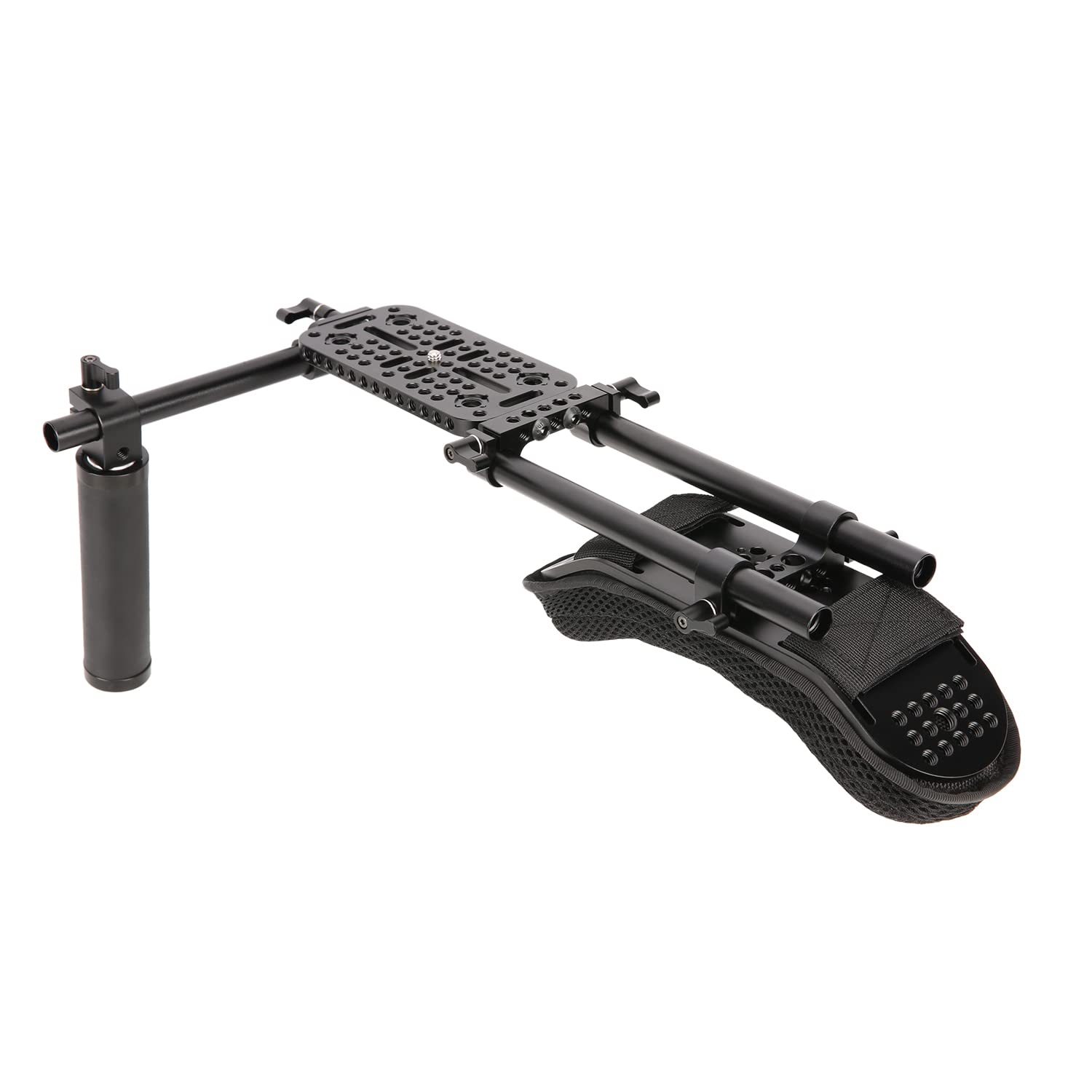 NICEYRIG One Shoulder DSLR Camera Rig - Professional Video Filmmaking Stabilizer Kit with Shoulder Support for Canon, Nikon, Sony Cameras - Perfect for Vlogging, Documentary & Wedding Videography