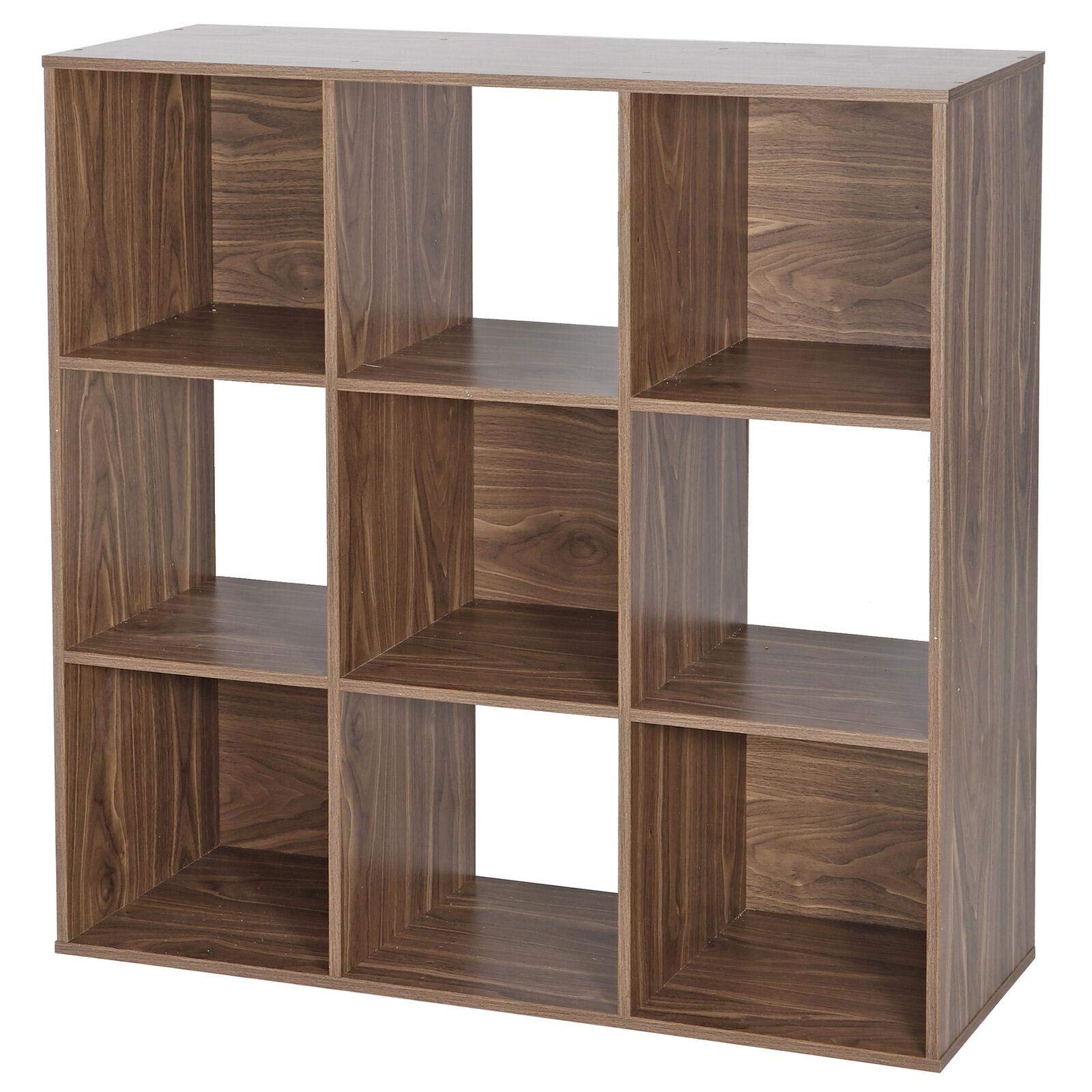 9-Cube Bookcase Shelf Organizer for Closet & Bathroom Storage