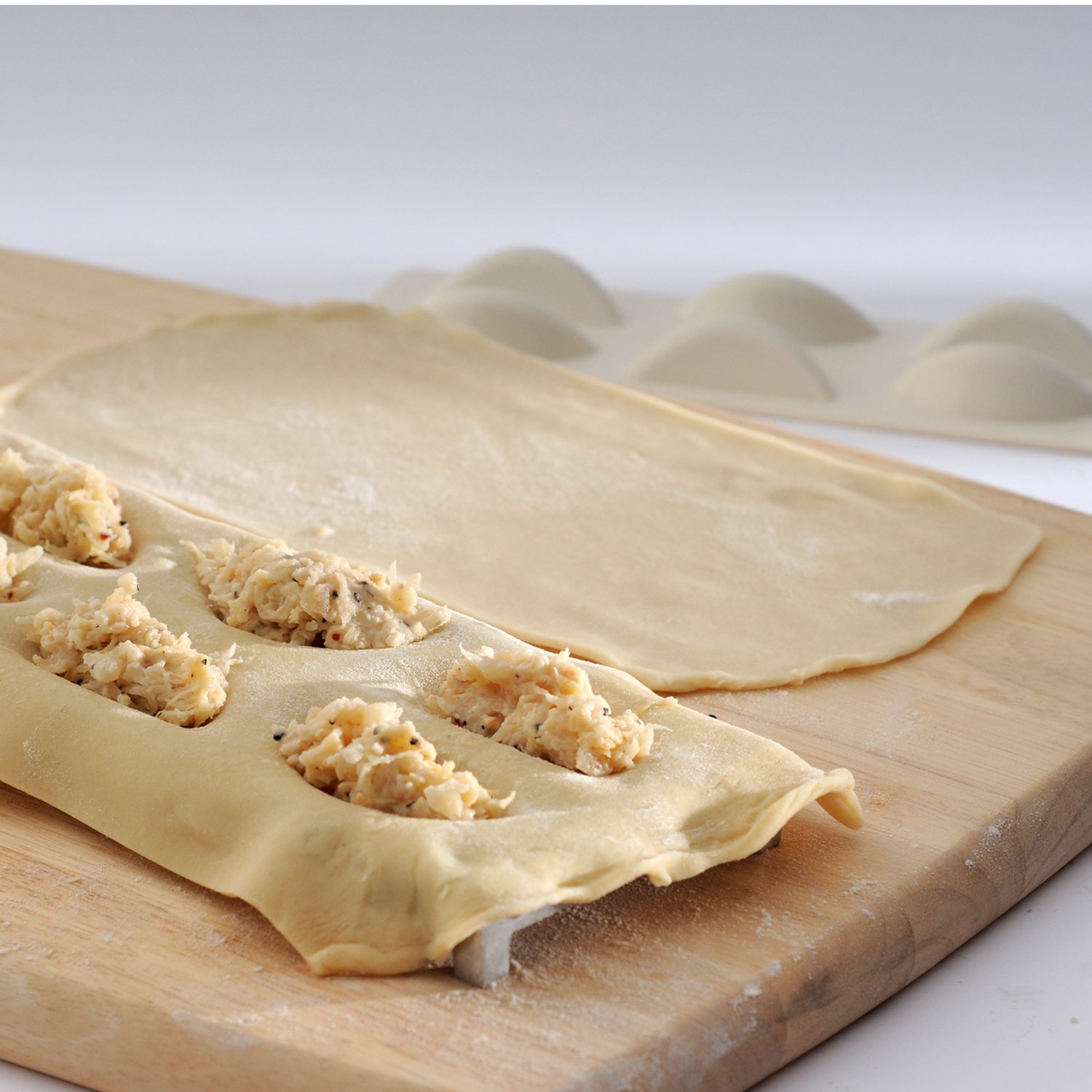 Norpro Pierogi Maker with Plastic Press - 7 oz Dough Press for Homemade Dumplings, Perfect for Polish, Ukrainian & Russian Cuisine - Great for Family Cooking & Holiday Meals