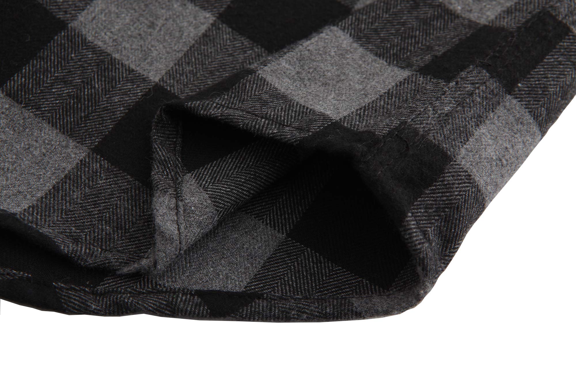 Men's Flannel Shirt Long Sleeve Plaid Button Down Shirt for Men - Soft Cotton Casual Fashion Shirt for Fall Winter Outdoor Camping Hiking