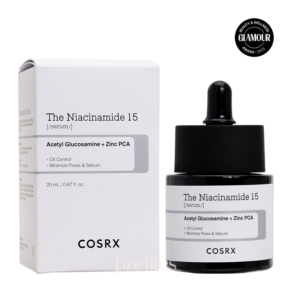 COSRX The Niacinamide 15 Serum 20ml - Brightening & Hydrating Face Serum for Dark Spots & Pores - Perfect for Daily Skincare Routine & Nighttime Treatment