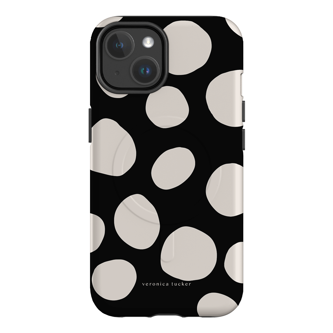 Premium Pebbles Noir Phone Case - Slim Protective Cover for iPhone & Samsung - Perfect for Everyday Use, Travel & Outdoor Activities