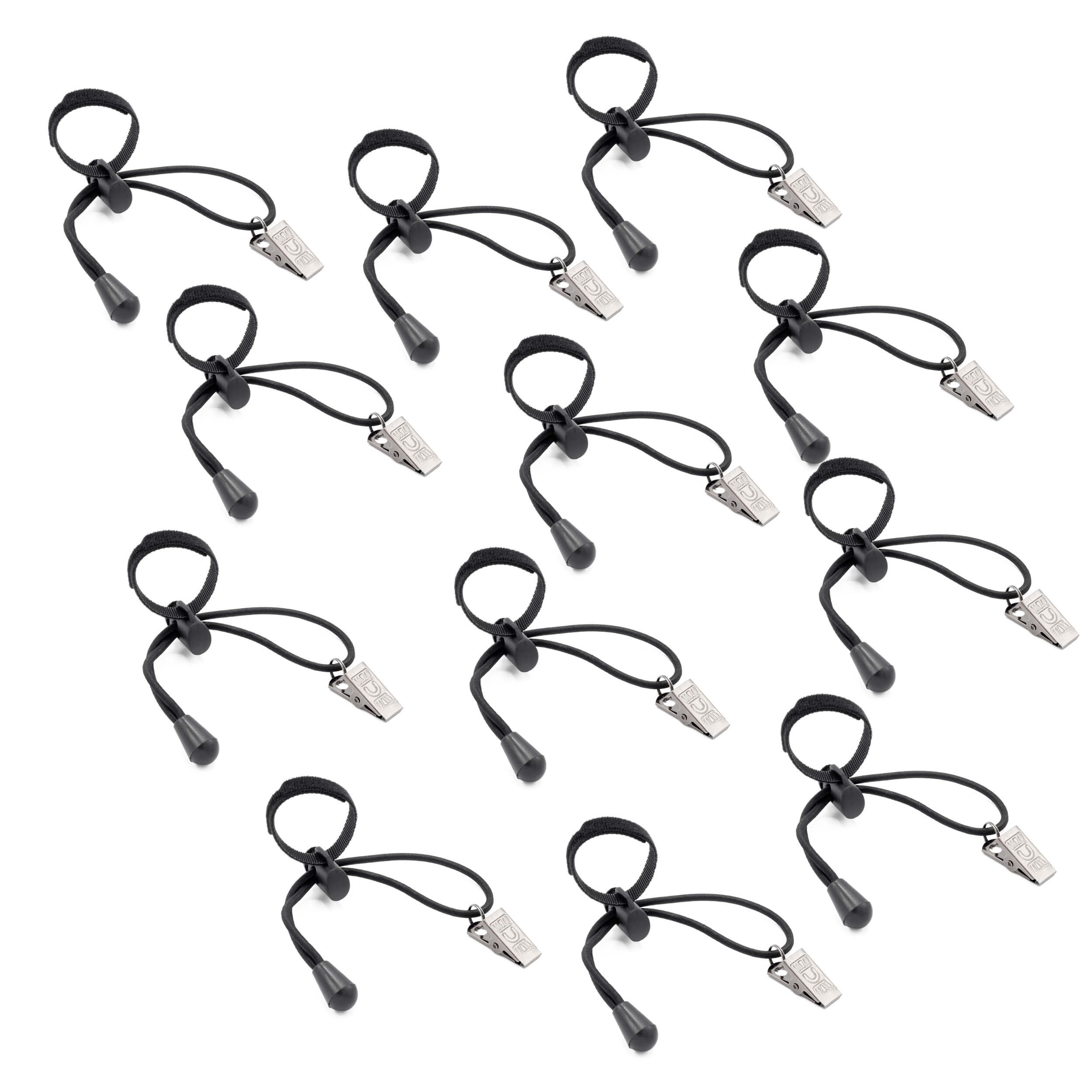 12-Pack Photo Background Clamp Clip Holder - Durable Stand for Photography, Backdrop Support for Studio, YouTube Videos, and Live Streaming