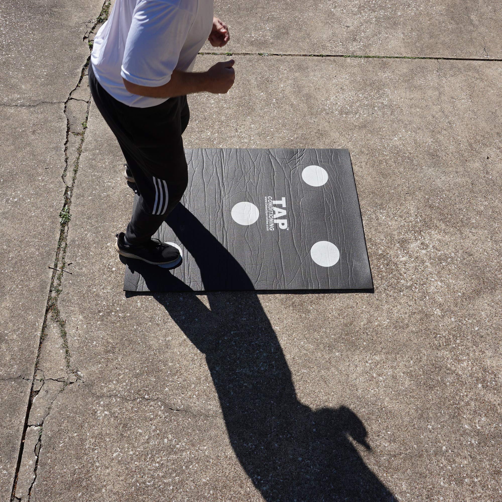 Premium TAP Dot Mat - Non-Slip Black Floor Protector for Furniture, Chairs & Tables - Ideal for Home, Office & Gym Use