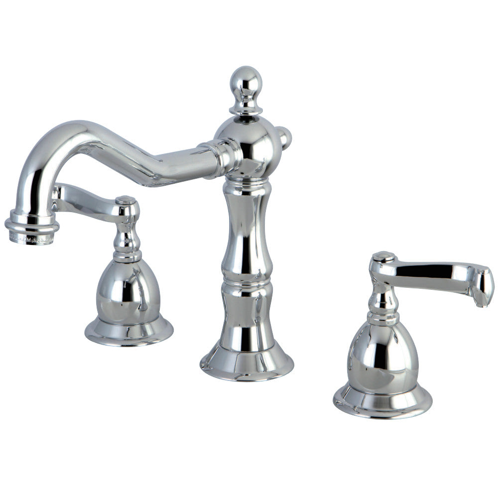 Heritage 8 Inch Widespread Bathroom Faucet with Lever Handles - Perfect for Modern Vanities and Luxury Bathroom Renovations