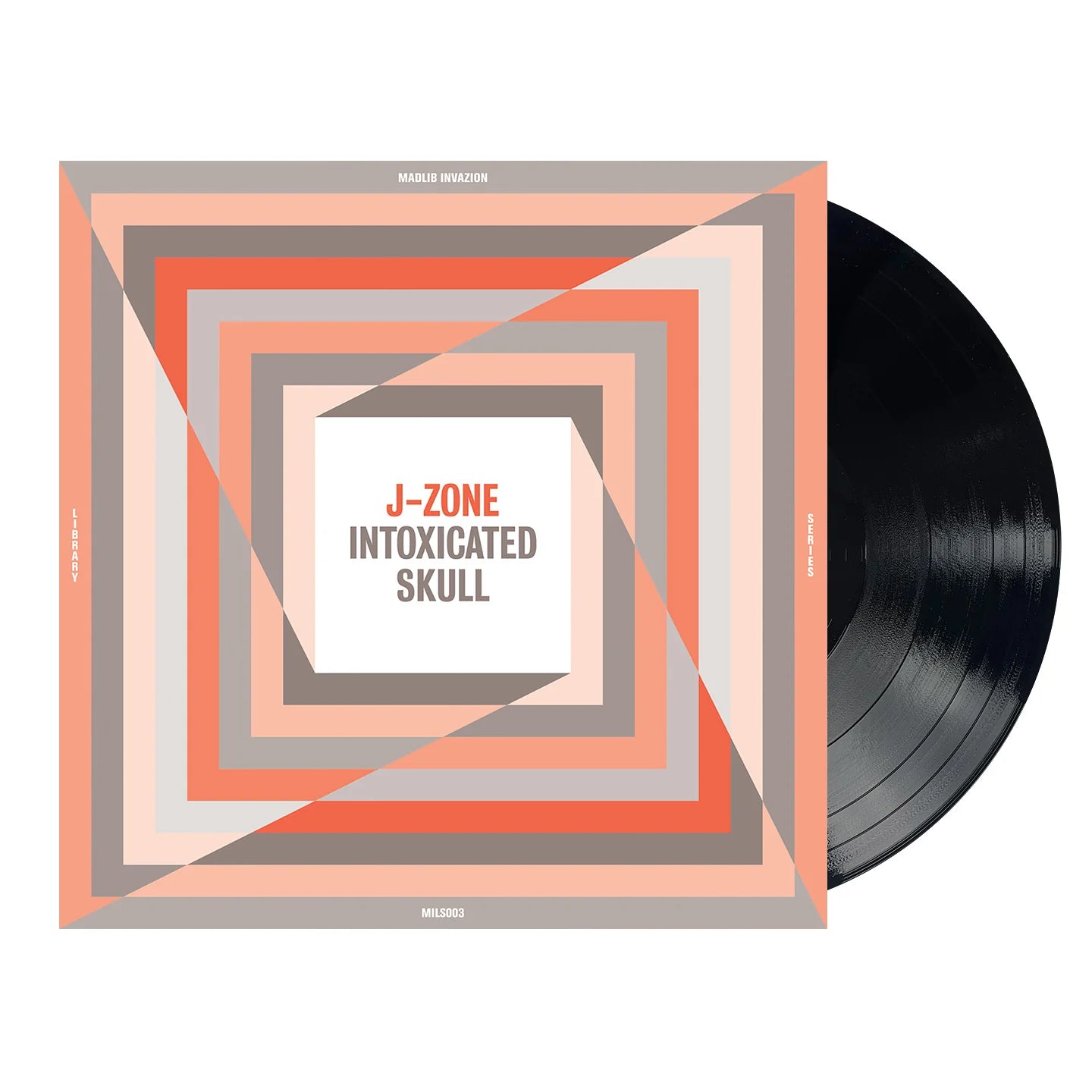 Intoxicated Skull Vinyl Record LP - Gothic Rock Music Collector's Edition - Perfect for Halloween Parties & Alternative Music Lovers