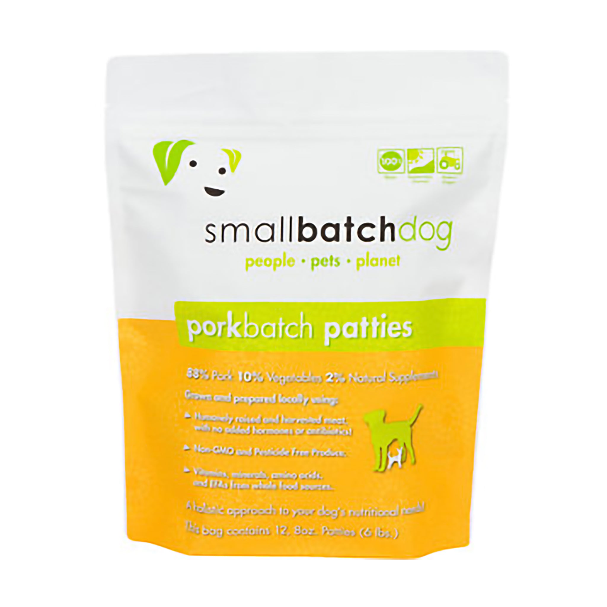 Premium Small Batch Raw Frozen Pork Dog Food - Grain-Free, Natural Diet for Optimal Canine Health - Perfect for Puppies, Adult & Senior Dogs