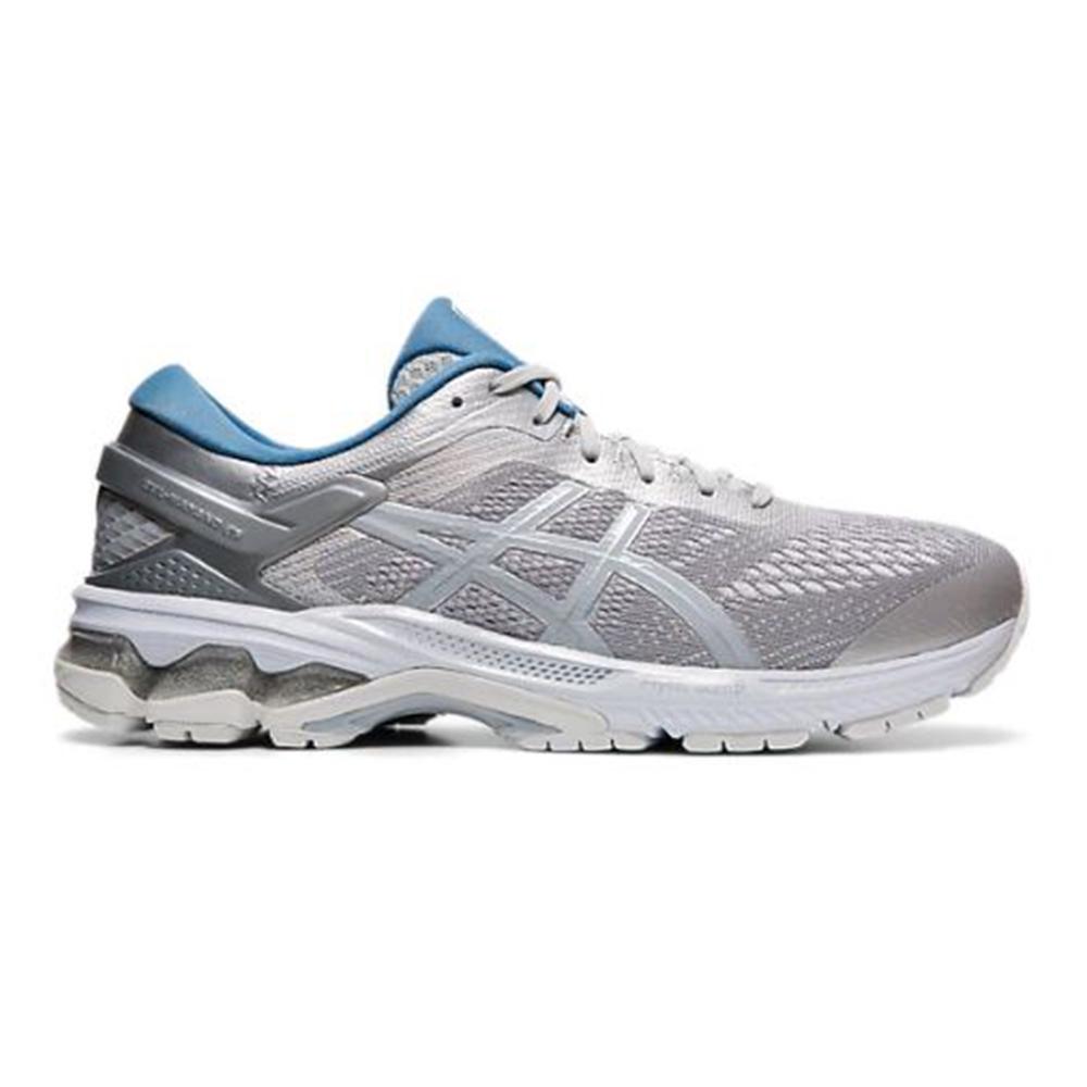 ASICS GEL-Kayano 26 Running Shoes for Men - Lightweight Stability Sneakers with Cushioning for Jogging, Gym & Daily Wear (Silver)