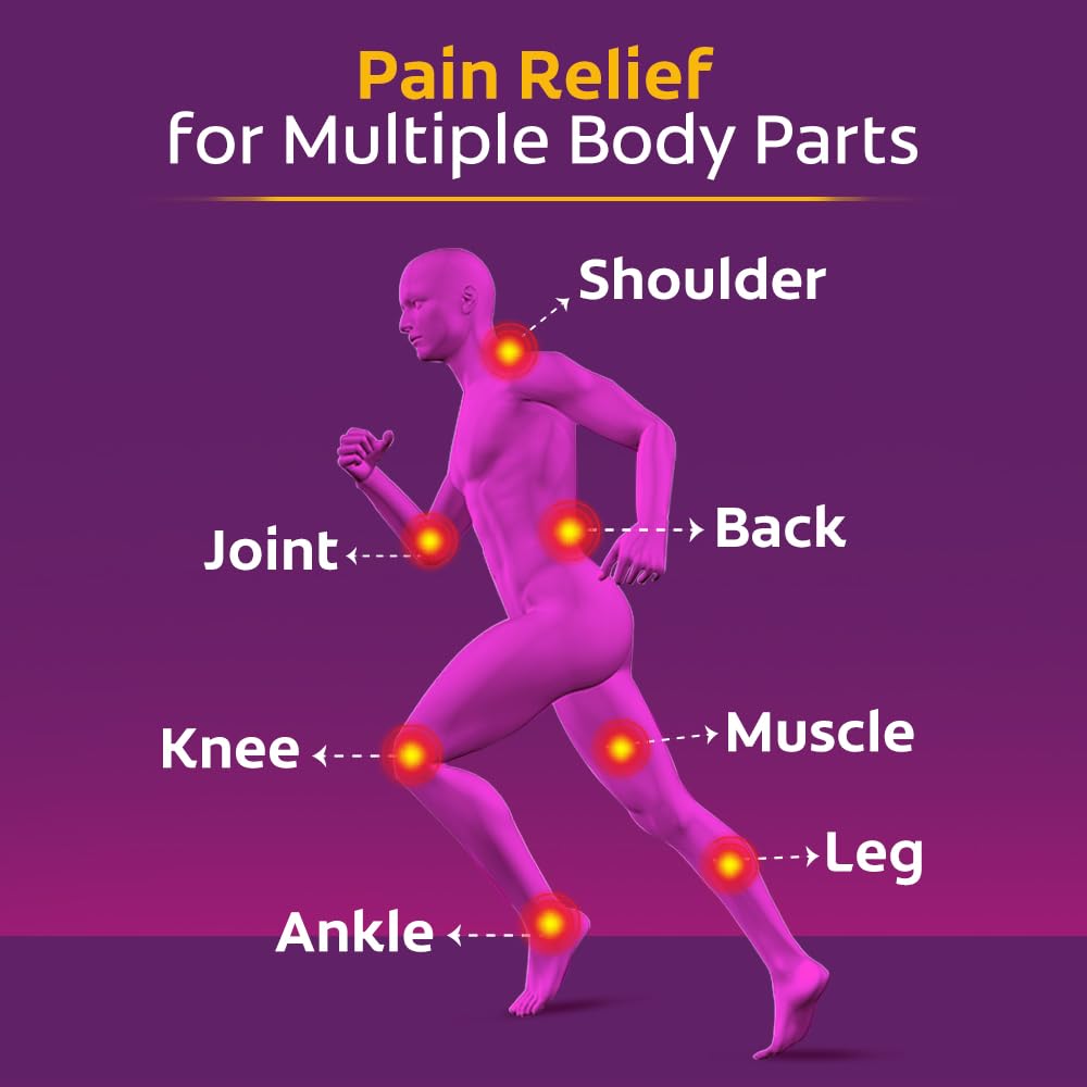 Moov Fast Pain Relief Cream - 30g (Pack of 3) | 100% Natural Ayurvedic Formula for Back Pain, Muscle Pain, Joint & Knee Pain Relief | Sports Injury Recovery Cream for Athletes & Gym Enthusiasts | Perfect for Post-Workout Soreness & Arthritis Discomfort