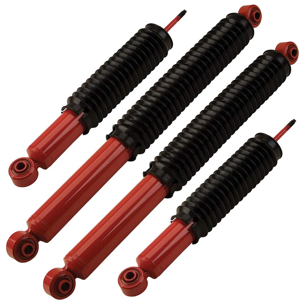 Hummer H2 2003-2007 MonoMax Shock Absorbers & Struts Set of 4 - Heavy Duty Suspension Upgrade for Off-Roading & Towing - BuyAutoParts 77-62590C0 Replacement Kit