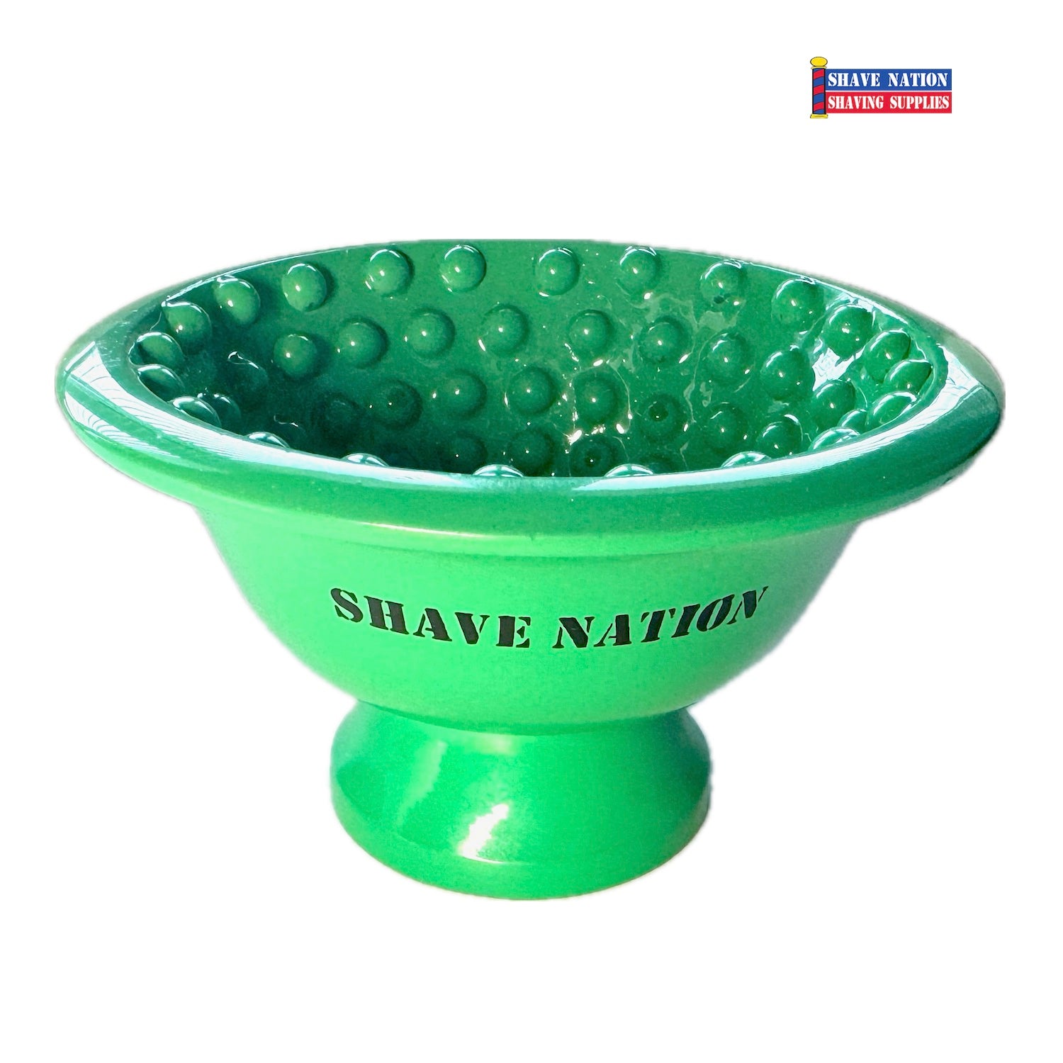 Shave Nation BUMPY INDESTRUCTIBOWL - Premium Shaving Lather Bowl for Men with Non-Slip Grip - Perfect for Wet Shaving, Barber Shops & Home Grooming