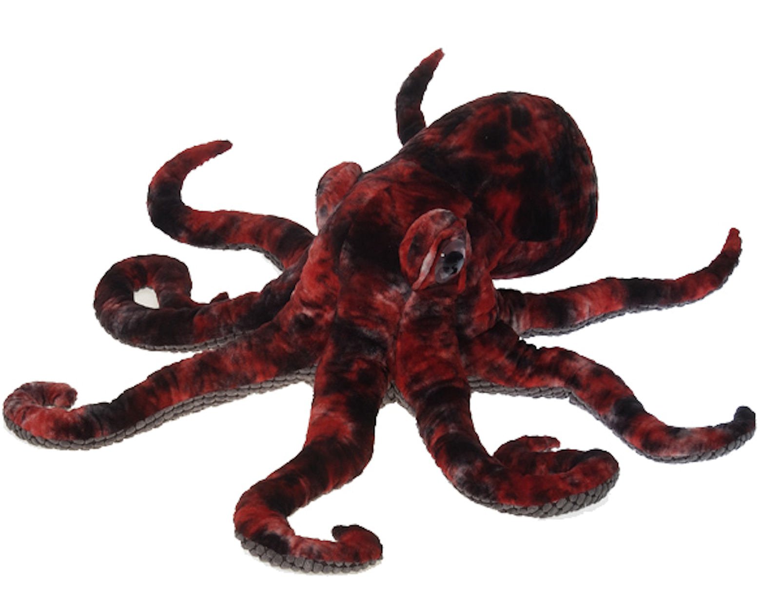 Fiesta Toys 16 Inch Red Octopus Plush Stuffed Animal Toy - Soft Cuddly Stuffed Octopus for Kids, Birthday Gifts & Nursery Decor | Perfect for Playtime, Bedtime & Ocean-Themed Room Decor