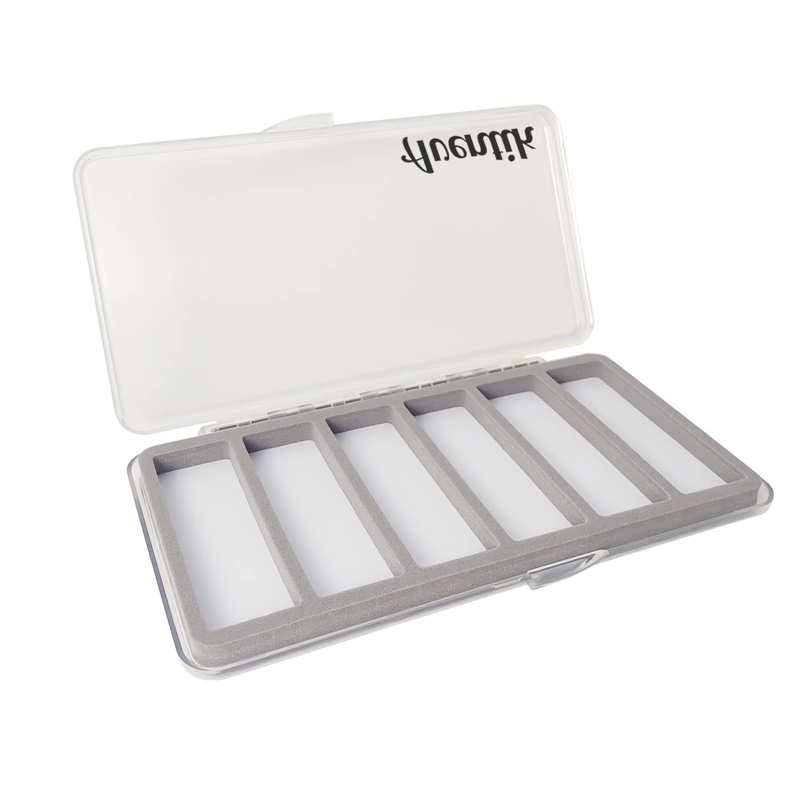 Aventik Slim Magnetic Fly Fishing Tackle Box - 7.3x3.8x0.5in for Fly Fishing Gear Storage