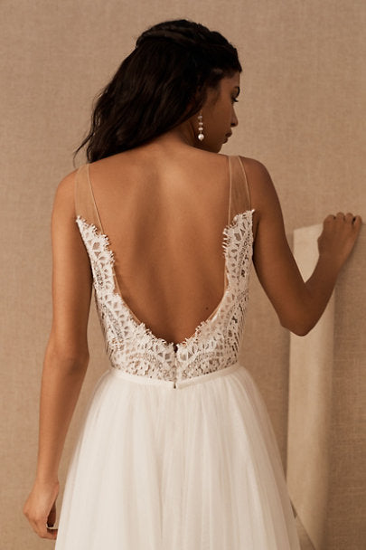 Wtoo by Watters Odelia Women's Lace Bodysuit - Elegant Bridal Shapewear for Wedding Dresses & Special Occasions