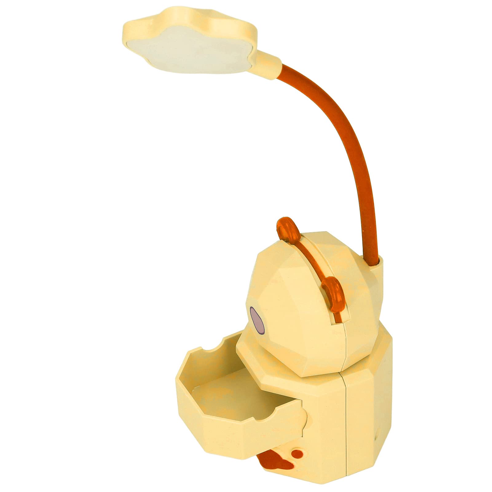 LED Desk Lamp for Reading & Studying - Adjustable Brightness Eye-Care Light for Bedroom, Office & Study Room (Warm Yellow Light) - Perfect for Night Reading, Homework & Workspace Lighting