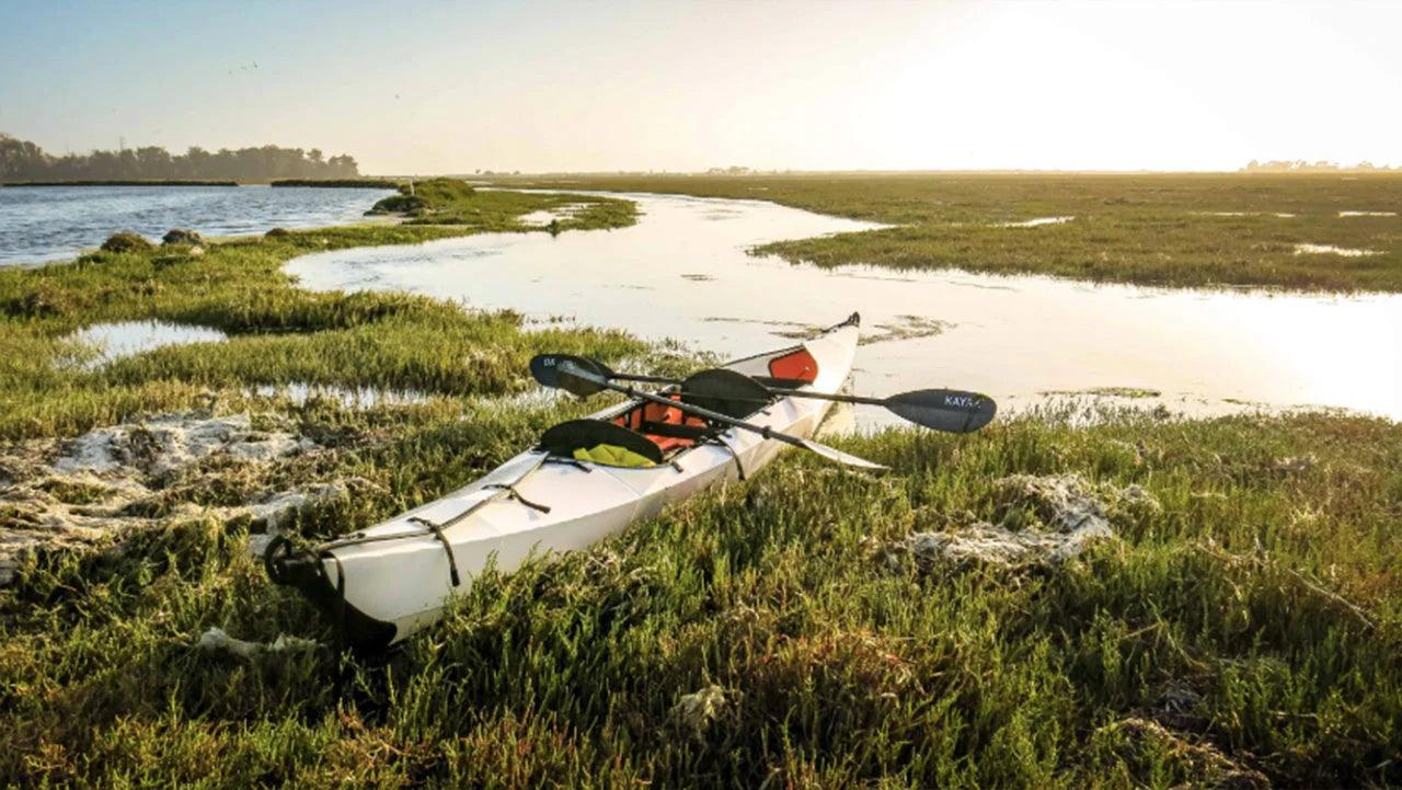 Oru Haven TT Kayak - Lightweight Foldable Kayak for Travel & Adventure | Portable Kayak for Lakes, Rivers & Coastal Waters | Perfect for Camping, Fishing & Outdoor Exploration