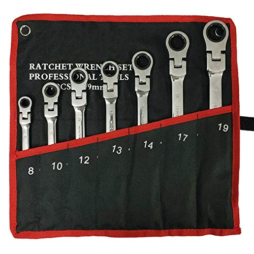 7-Piece Multitool Key Set with Ratchet Wrench - Car Repair & Hand Tools Kit for Automotive Maintenance (Color: Set A) - Perfect for Emergency Roadside Repairs & DIY Garage Projects