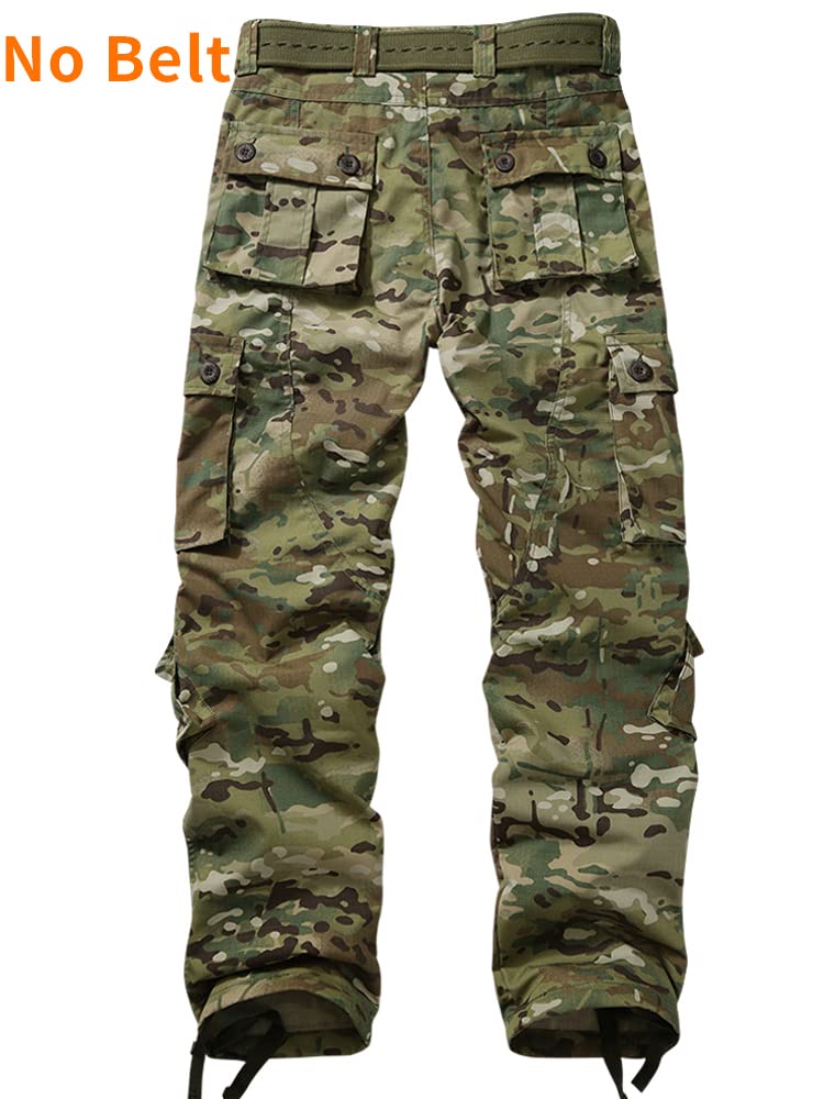 **Men's Lightweight Tactical Hiking Pants - Ripstop Cargo Work Pants with Multiple Pockets - Perfect for Outdoor Adventures, Camping & Casual Wear**
