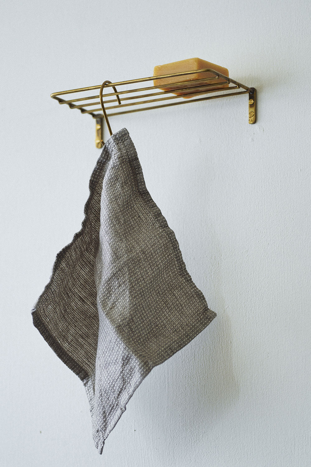 Premium Brass Wire Shelf - Heavy Duty Metal Storage Rack for Kitchen, Bathroom, Garage Organization - Rust-Resistant & Space-Saving Home Decor Solution