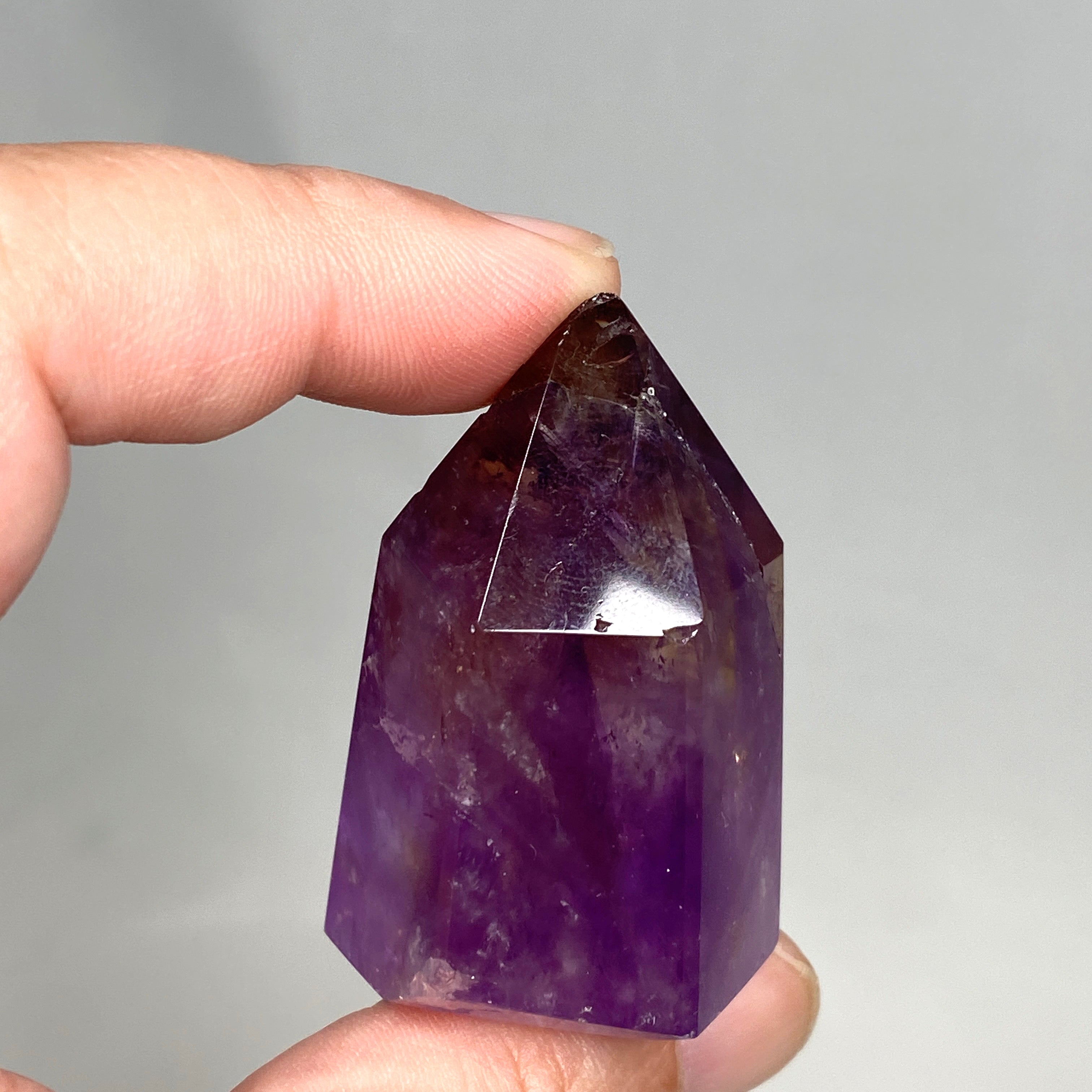 Natural Ametrine Point Crystal - AMTP 01 Healing Stone for Meditation, Energy Work & Spiritual Growth - Perfect for Home Decor, Reiki Practice & Crystal Collection