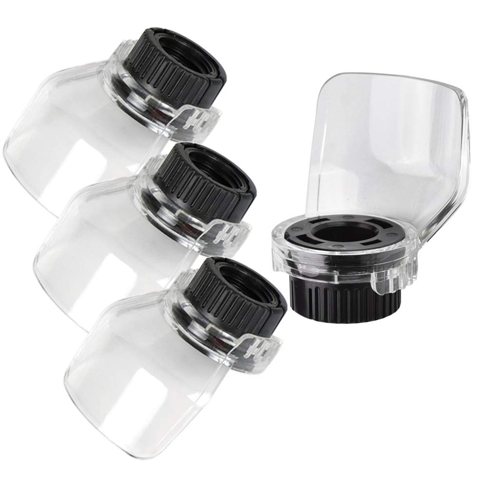 Yakamoz 4-Piece Rotary Tool Shield Kit - Metal Cutting, Sanding, Polishing with Debris & Sparks Redirect Cover for Rotary Grinders (3000, 4000, 8200, 8220) - Perfect for DIY Projects, Metalworking & Woodworking