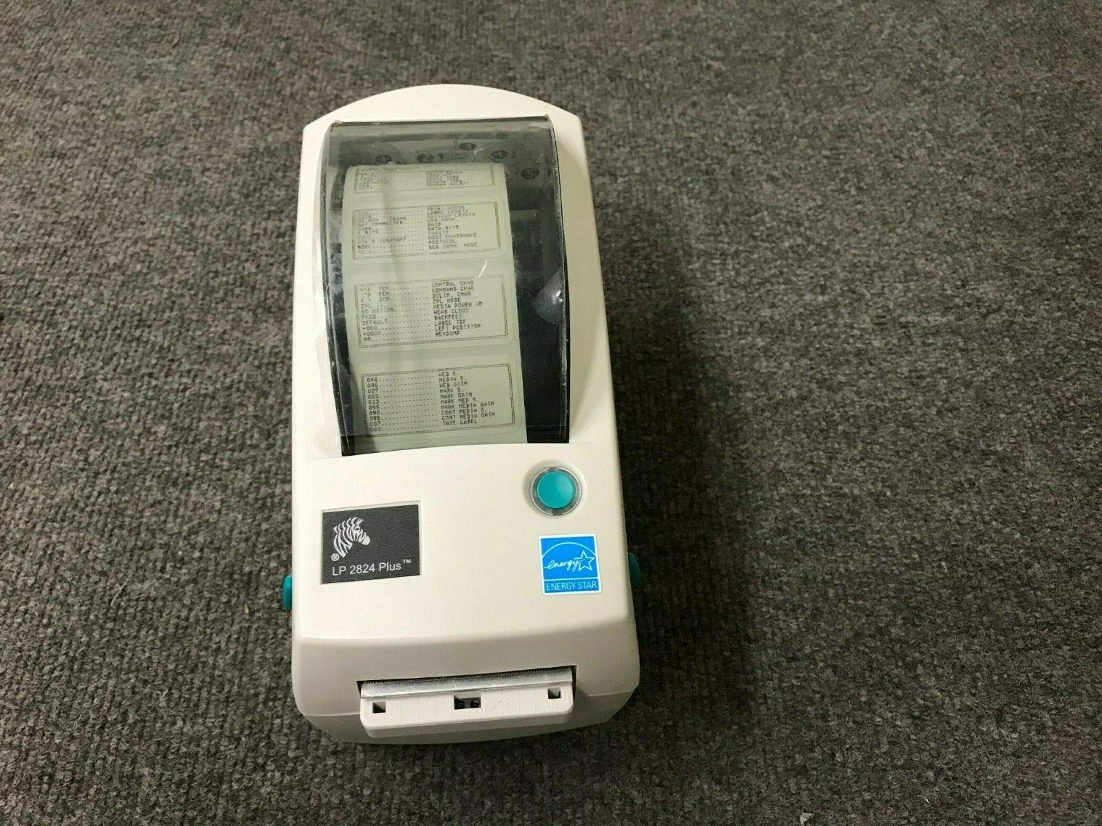 Zebra LP 2824 Plus 282P-201510-000 Ethernet Thermal Label Printer with Power Adapter & USB Cable - Perfect for Shipping, Inventory & Retail Label Printing