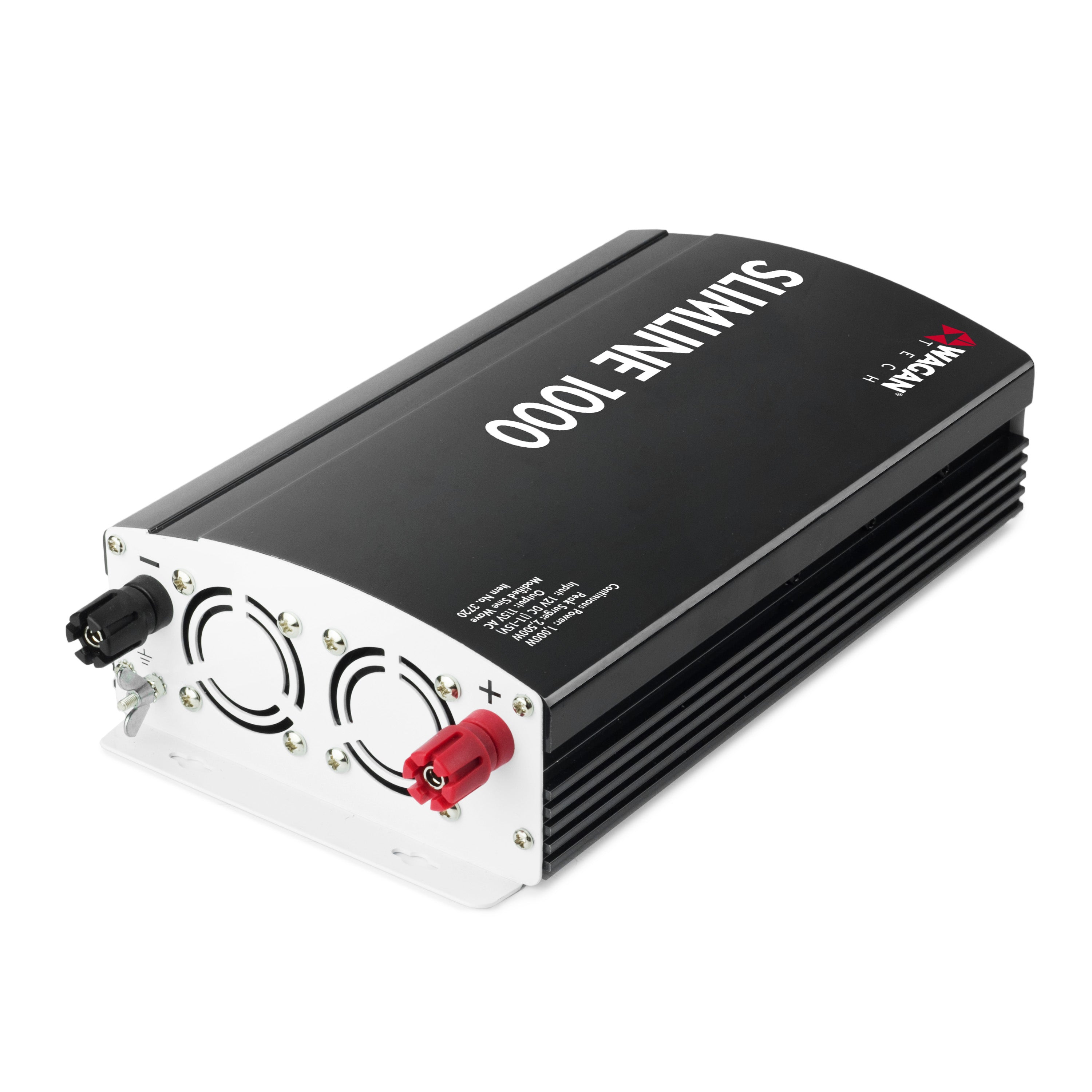 1000W Pure Sine Wave Power Inverter - Slim & Portable AC Converter for Cars, RVs, Camping - Reliable Electricity for Laptops, TVs & Small Appliances