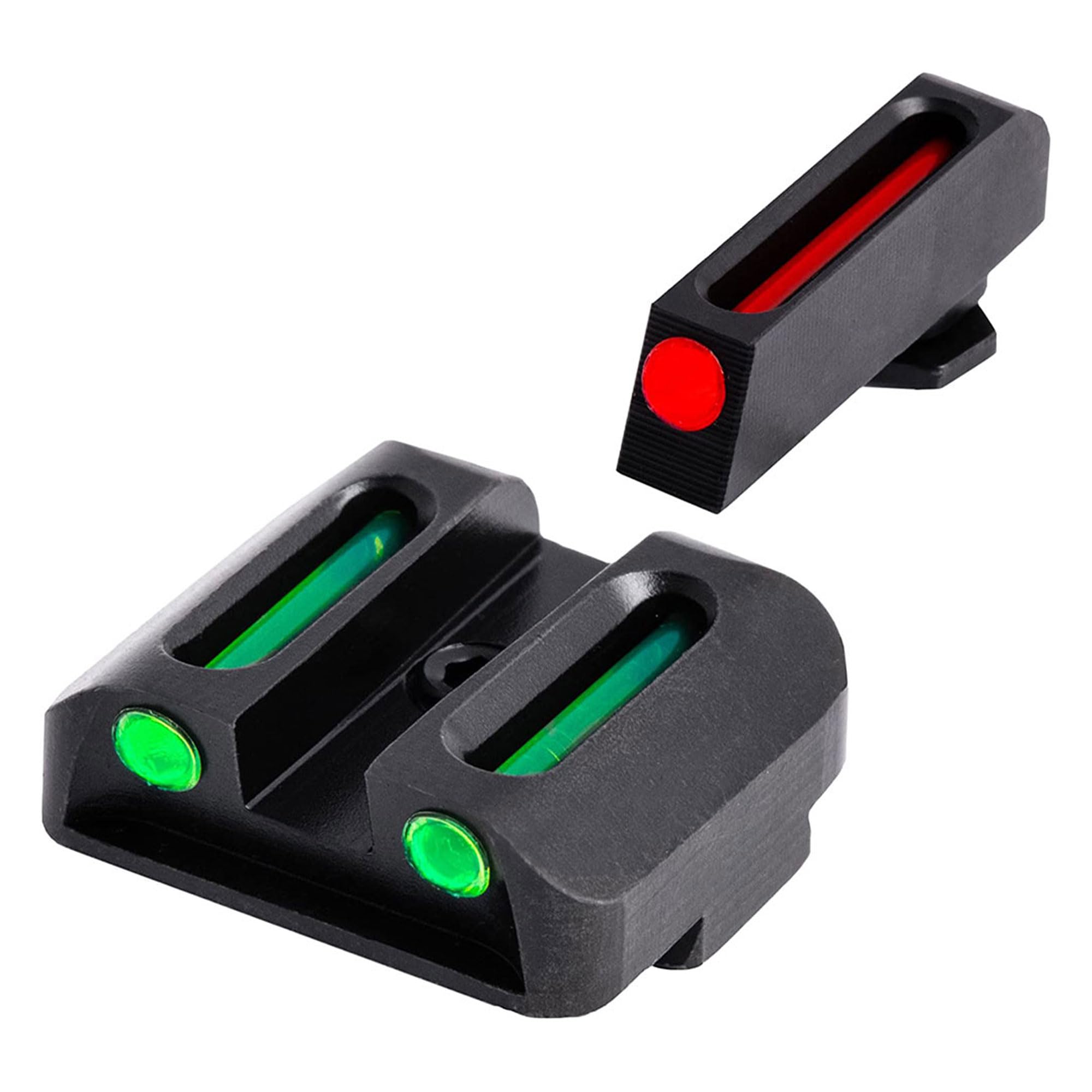 TruGlo Fiber Optic Handgun Pistol Laser Sight Accessories - High Precision Red Dot Sight for Pistols & Handguns - Perfect for Home Defense, Target Shooting & Tactical Training
